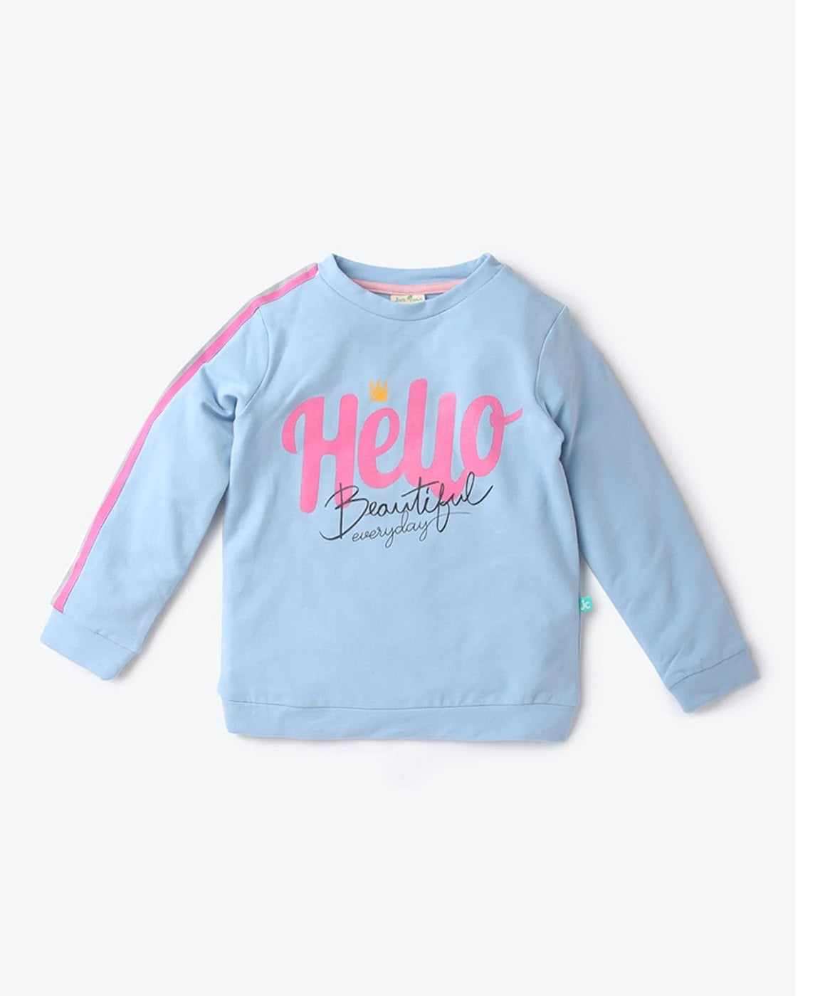 Girls Hello Printed  Sweatshirt