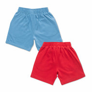 Baby Boys’ 2-Pack Cotton Shorts – Sports & Airplane Print Combo Set