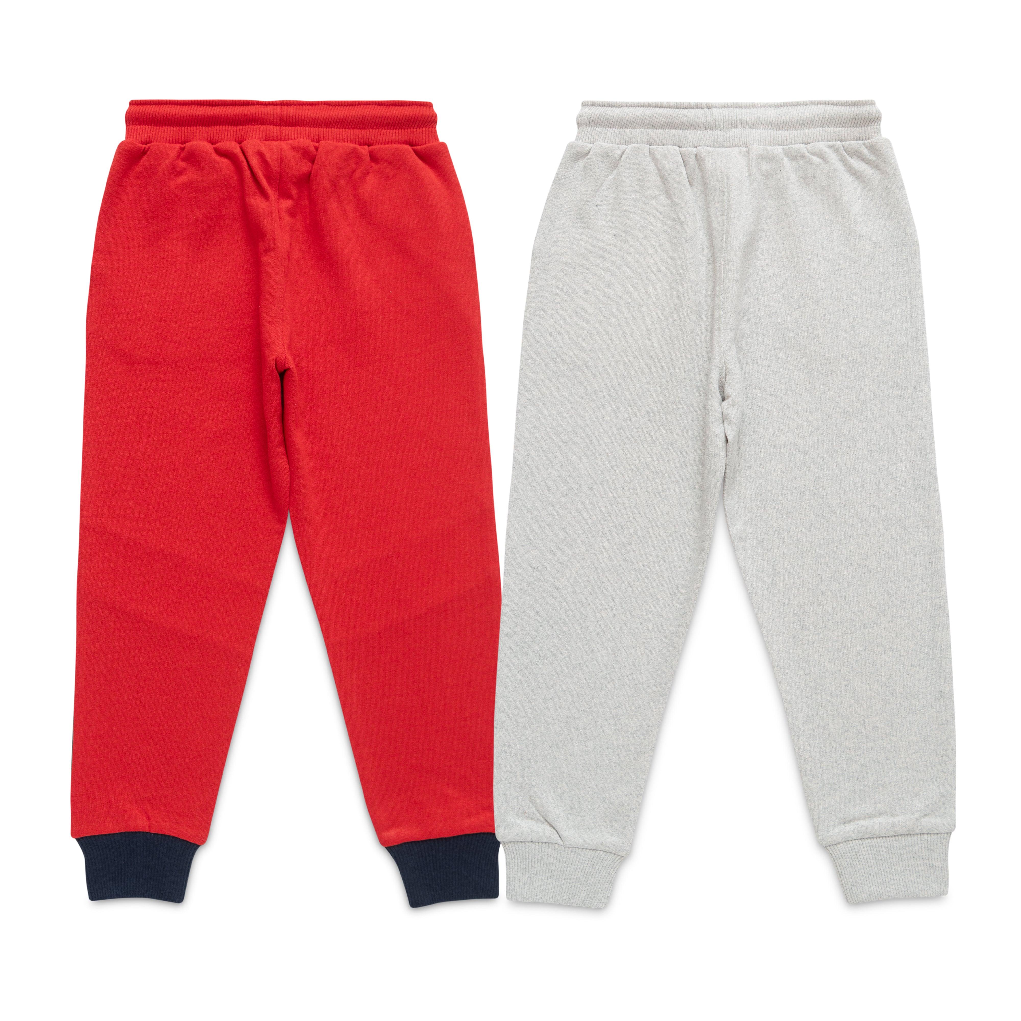 Young Boys Cut & Sew Printed Bio Washed Track Pants Combo Pack - Juscubs