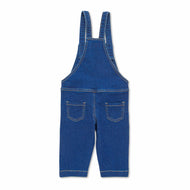 Unisex Baby & Toddler Denim Dungaree – Classic Blue Jean Dungarees, Adjustable Straps & Pockets