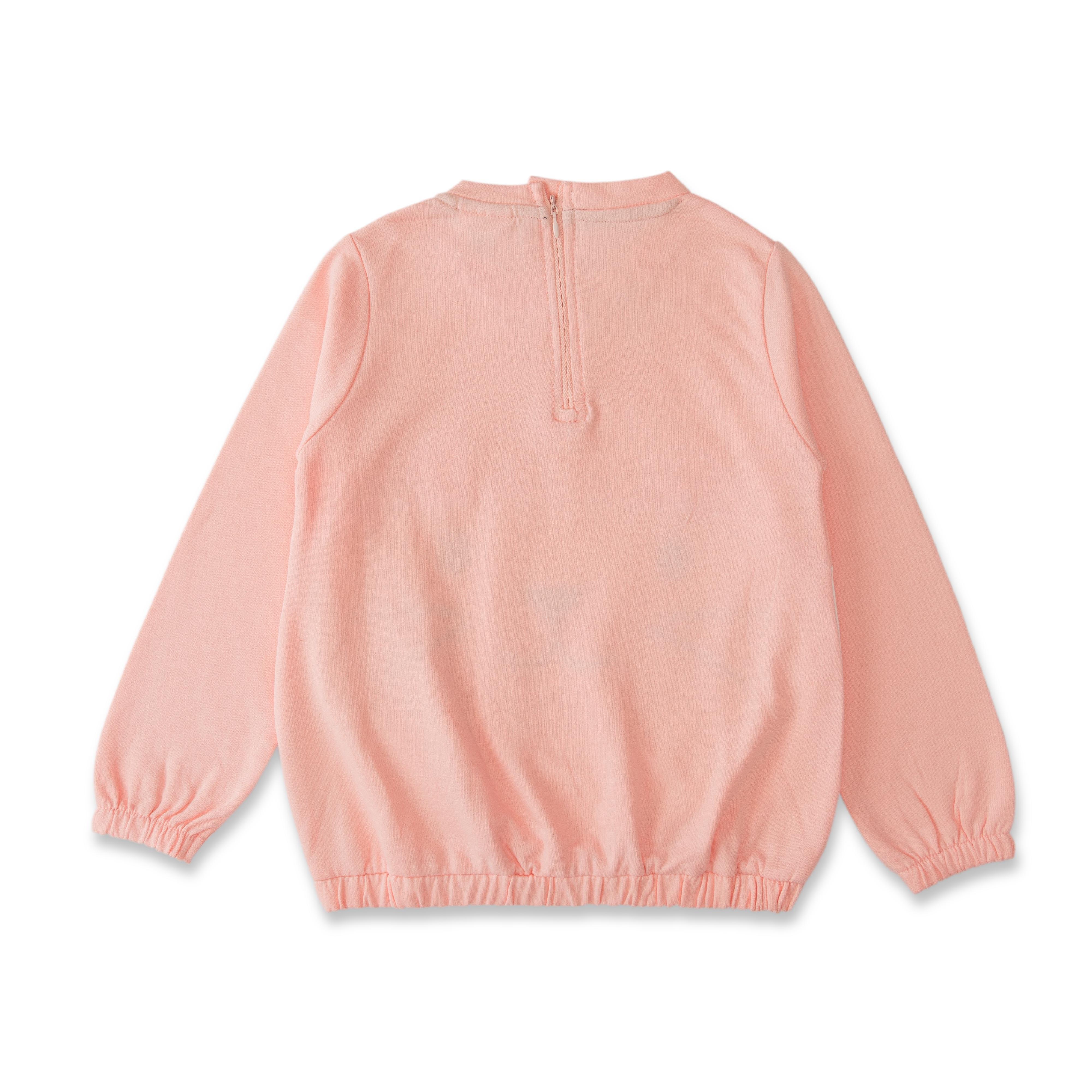 YOUNG GIRLS FULL SLEEVE EMBROIDERY SWEAT-SHIRT - Juscubs