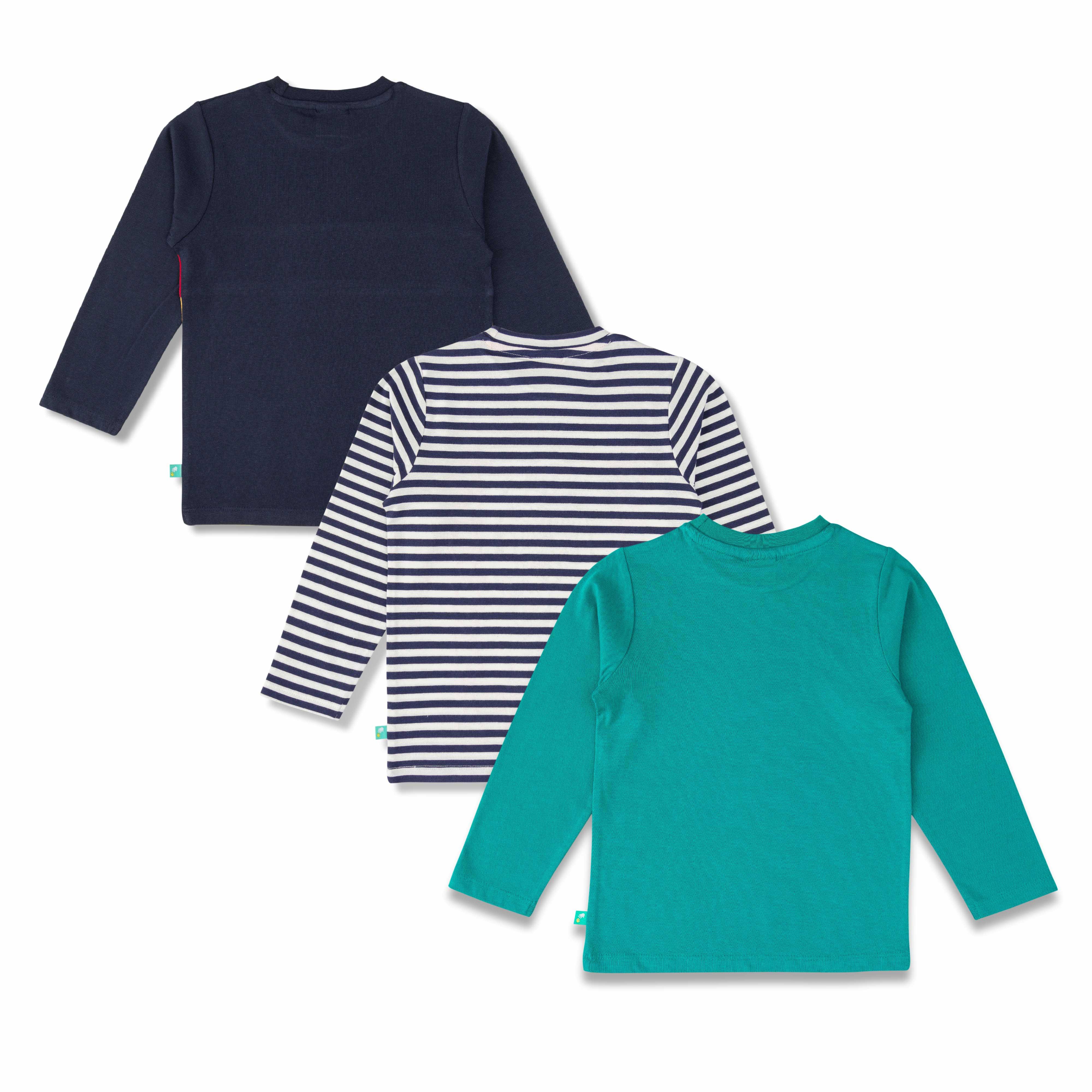 Baby Boys Graphic Printed T Shirt Combo
