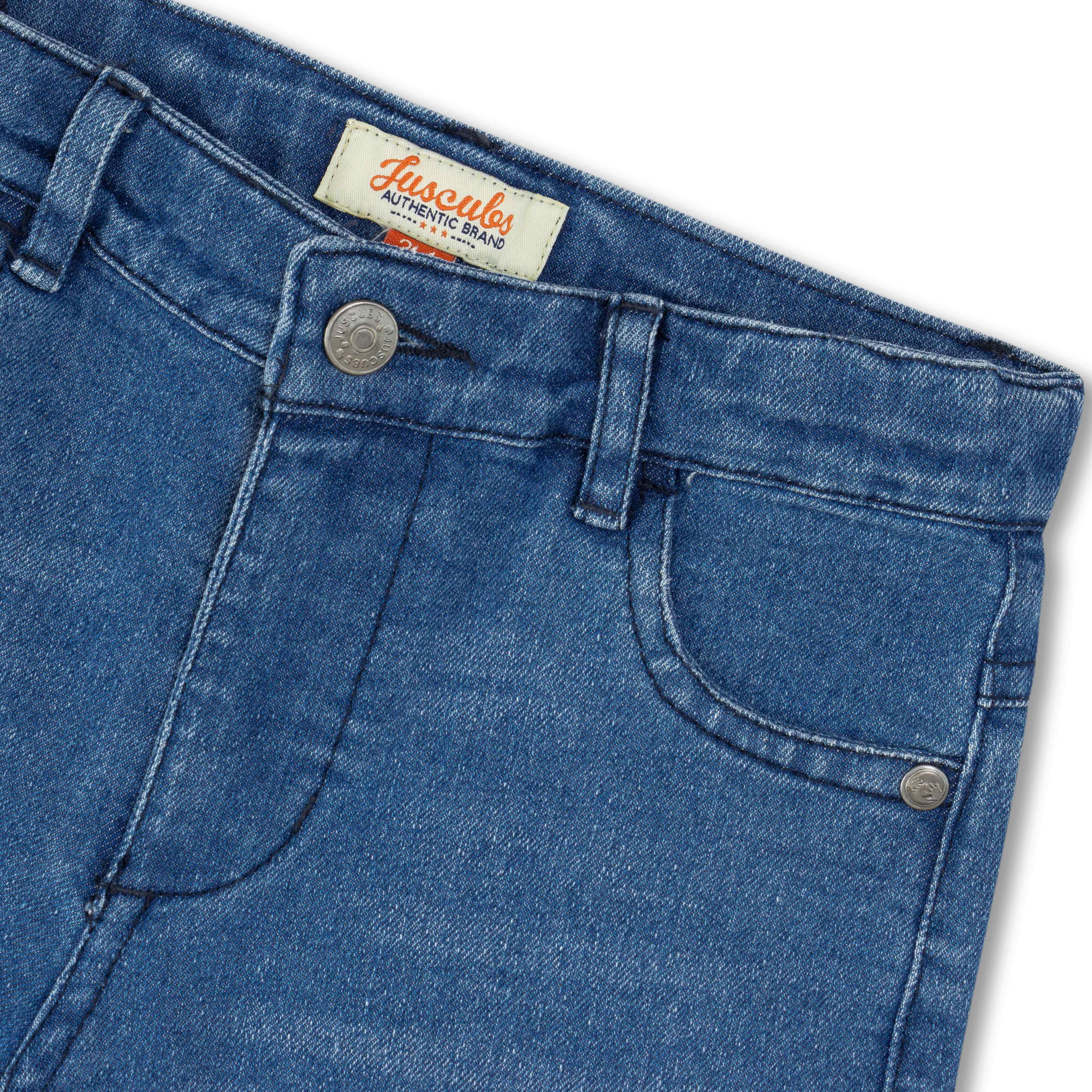 Baby Boys 3/4th Solid Jeans - Juscubs