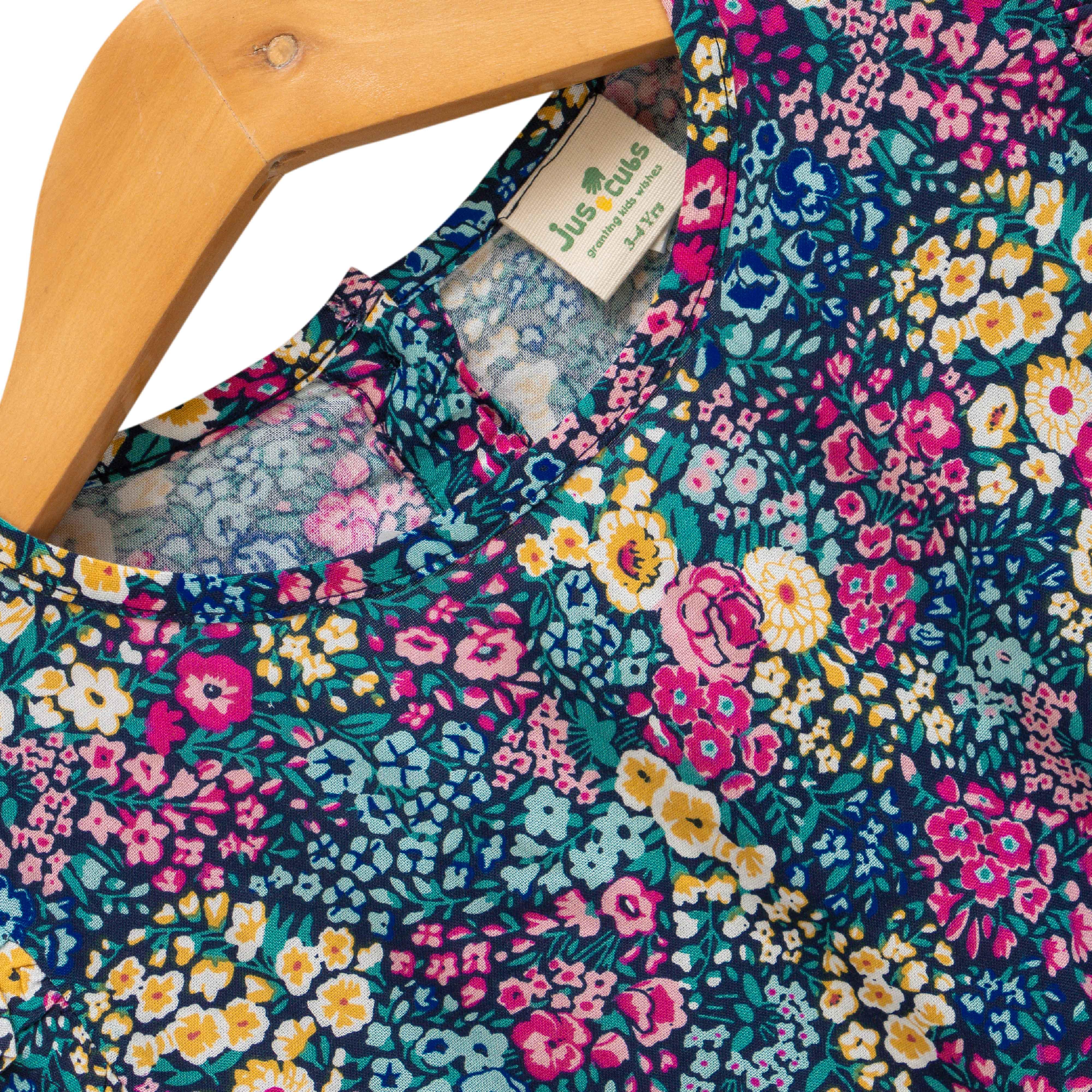 Girls All Over Printed Fit & Flare Dress