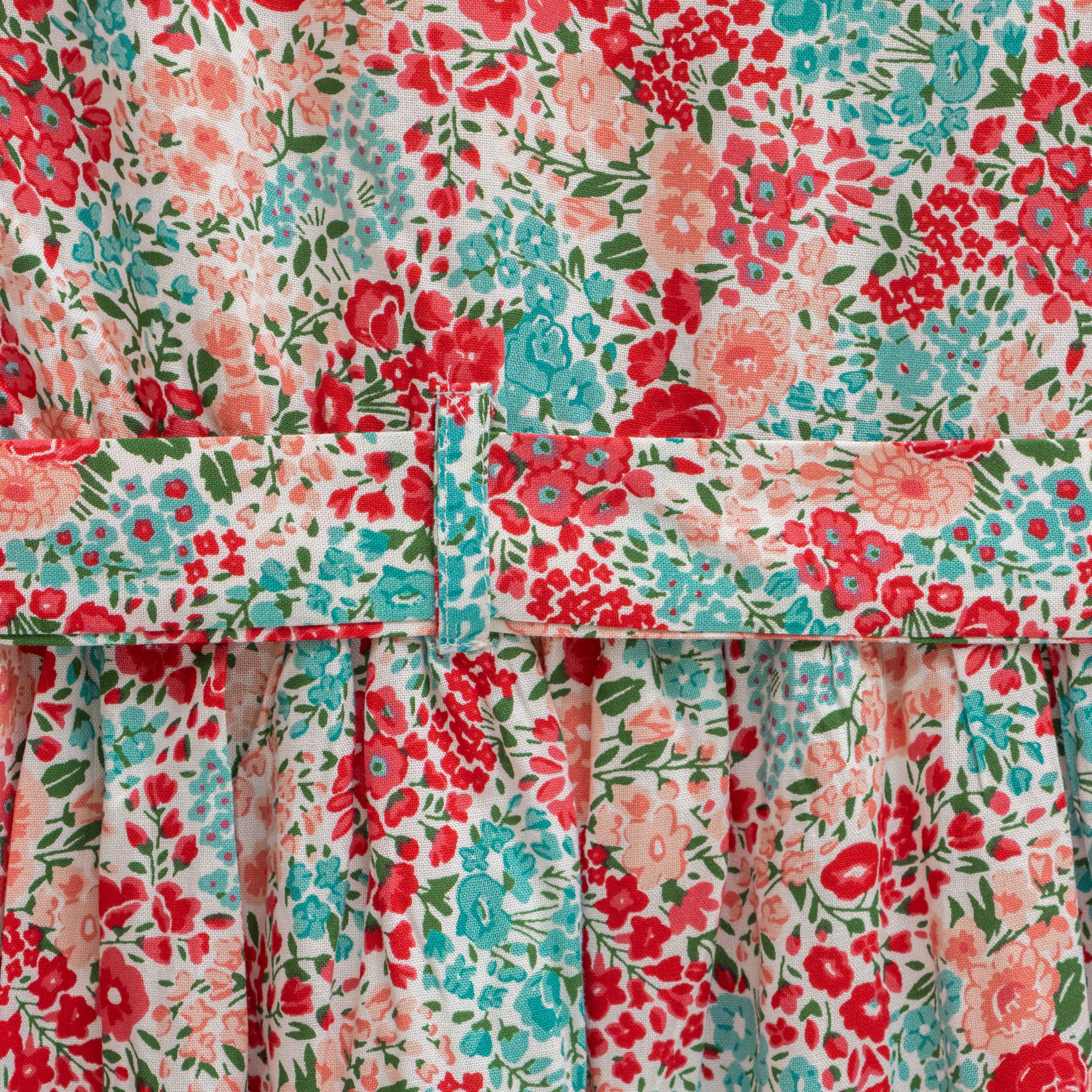 Young Girls All Over Printed Fit & Flare Dress