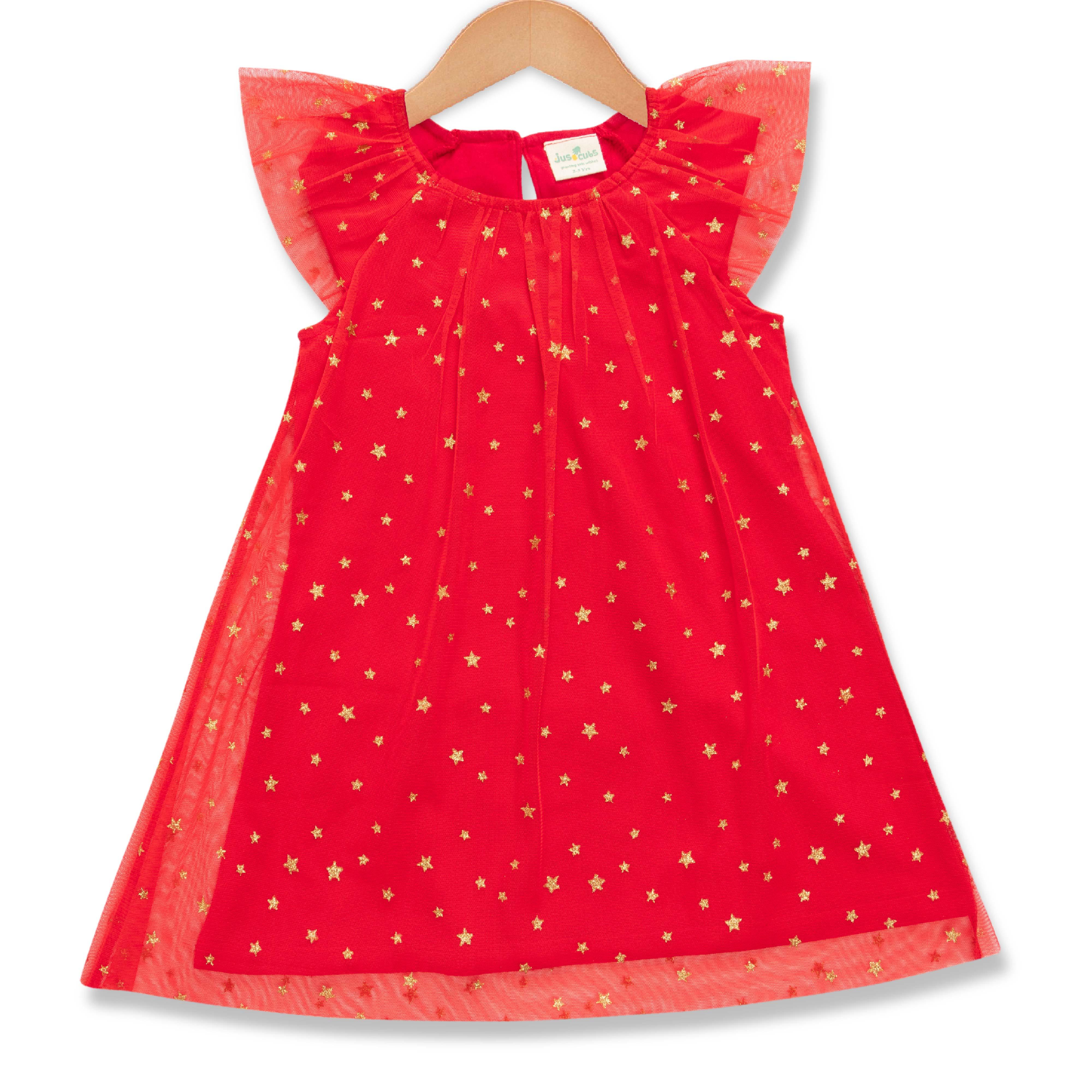 Girls All Over Printed Half Sleeve Dress