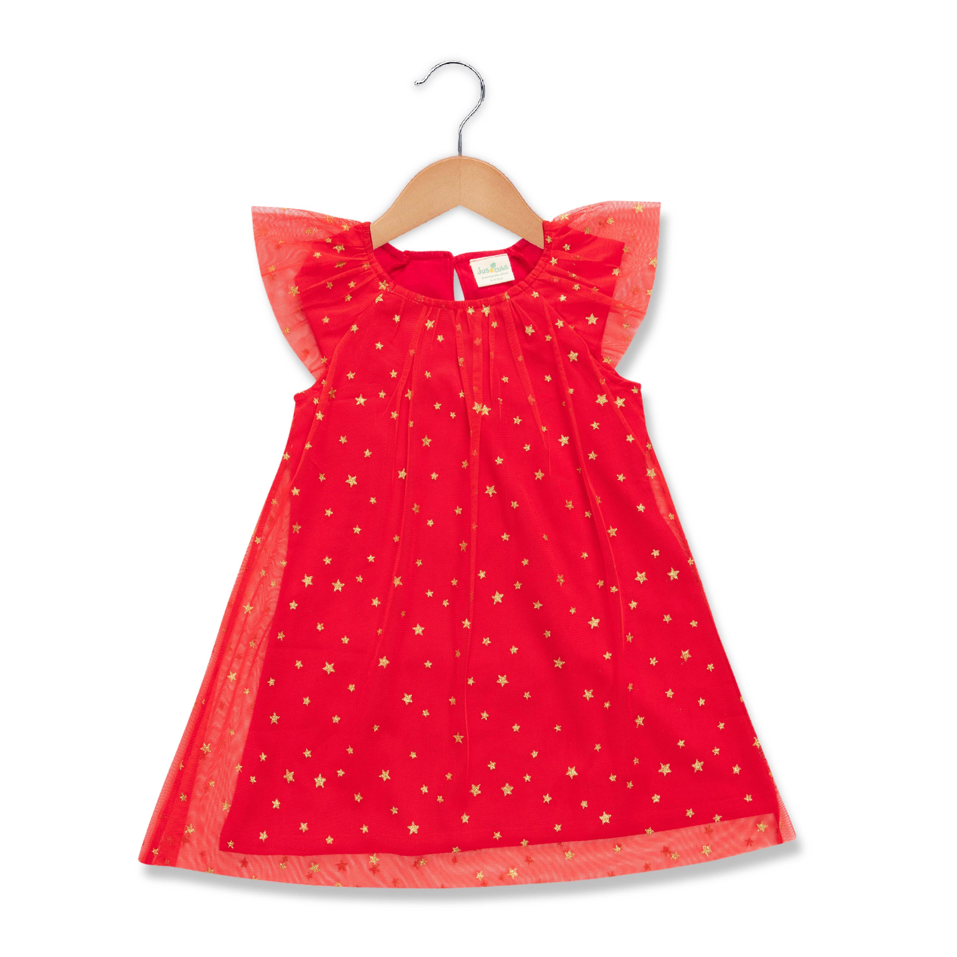 Girls All Over Printed Half Sleeve Dress