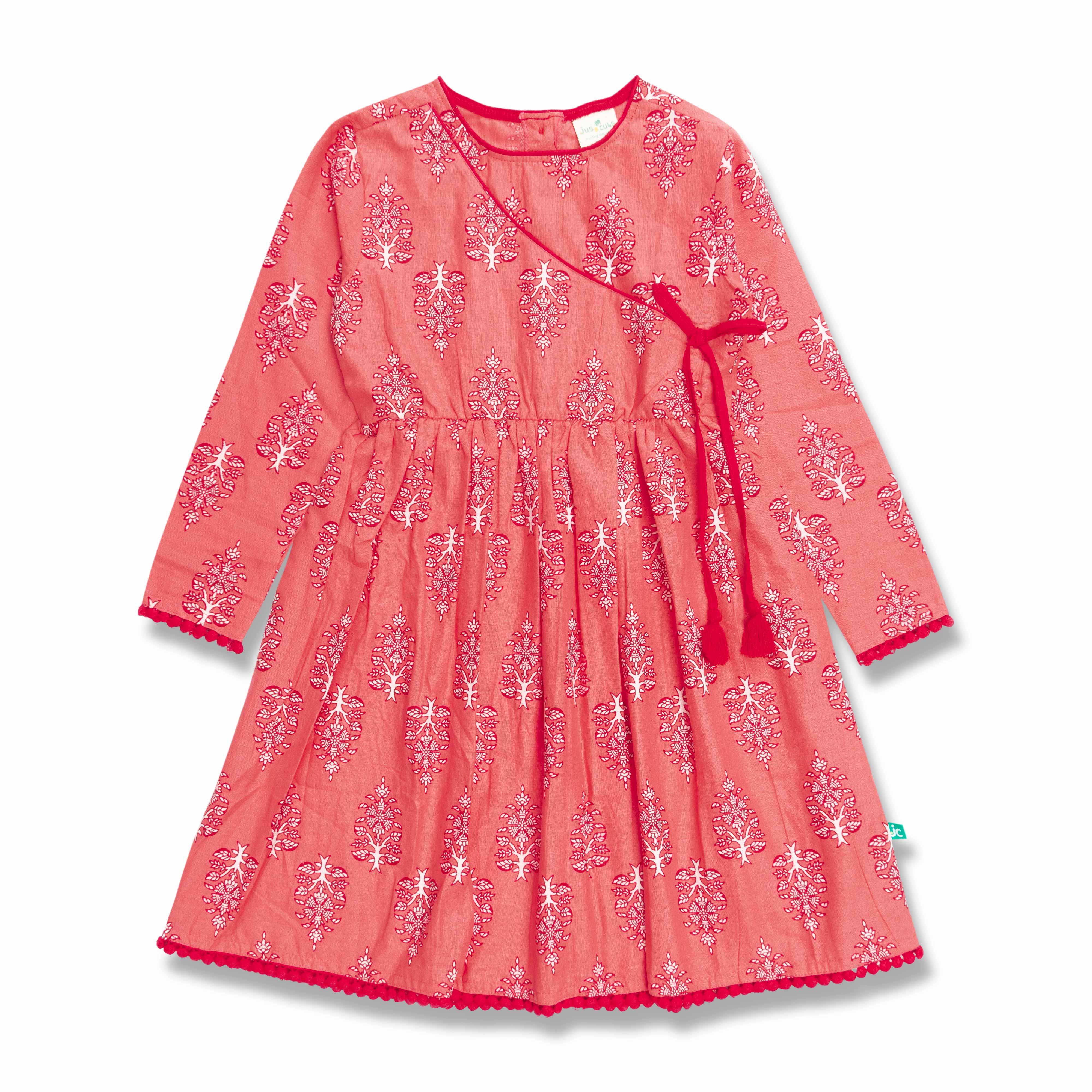 Girls All Over Printed Full Sleeve Dress