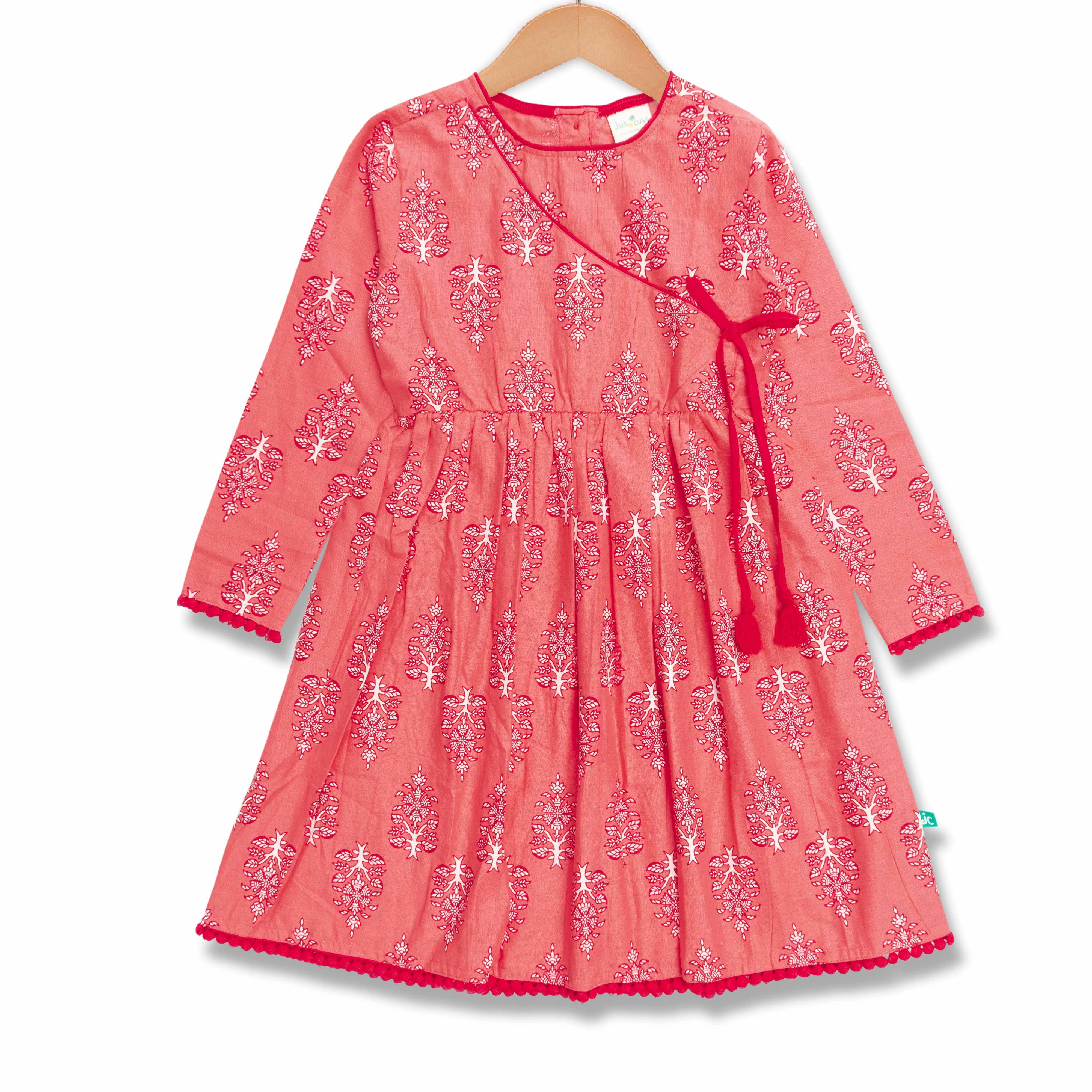 Girls All Over Printed Full Sleeve Dress