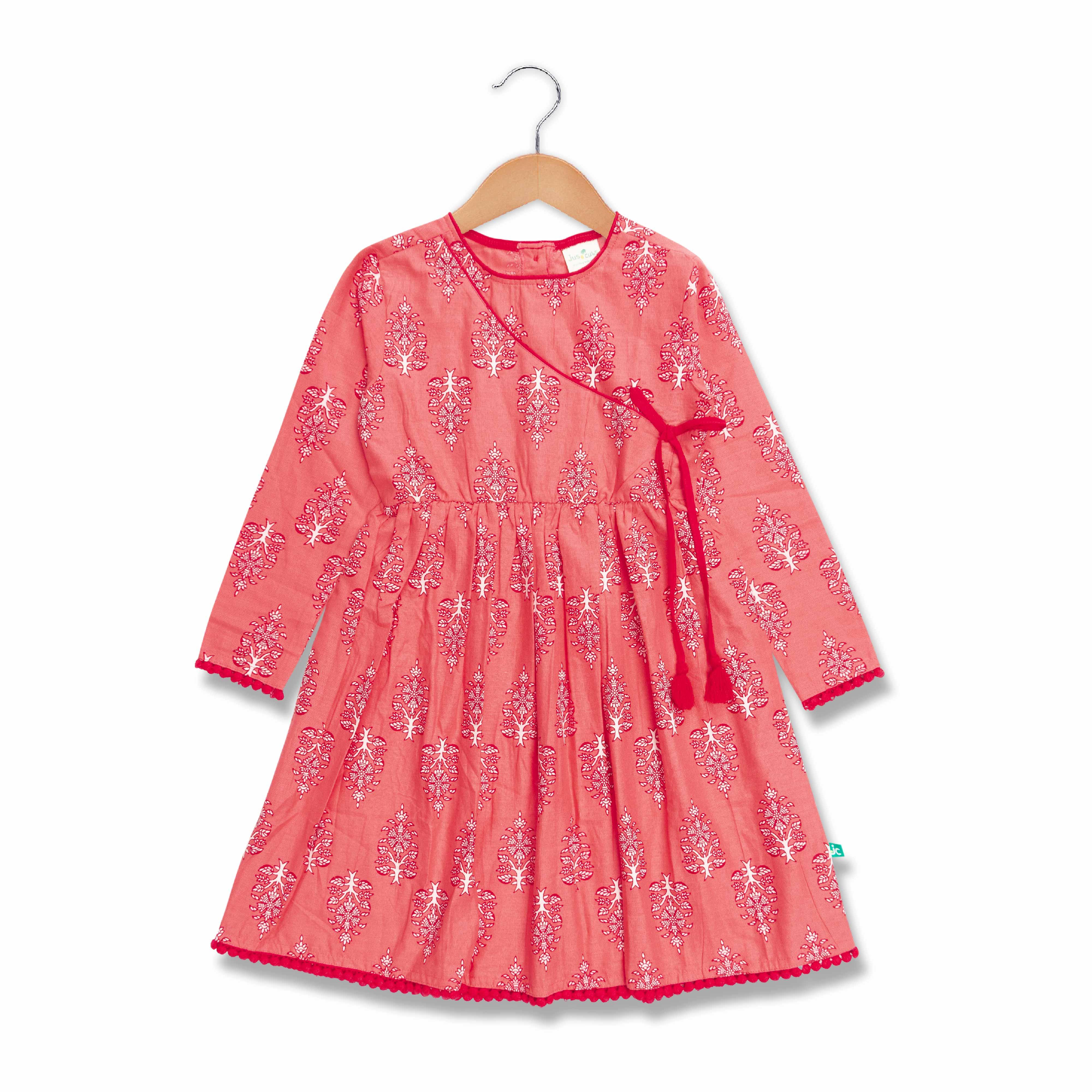 Girls All Over Printed Full Sleeve Dress