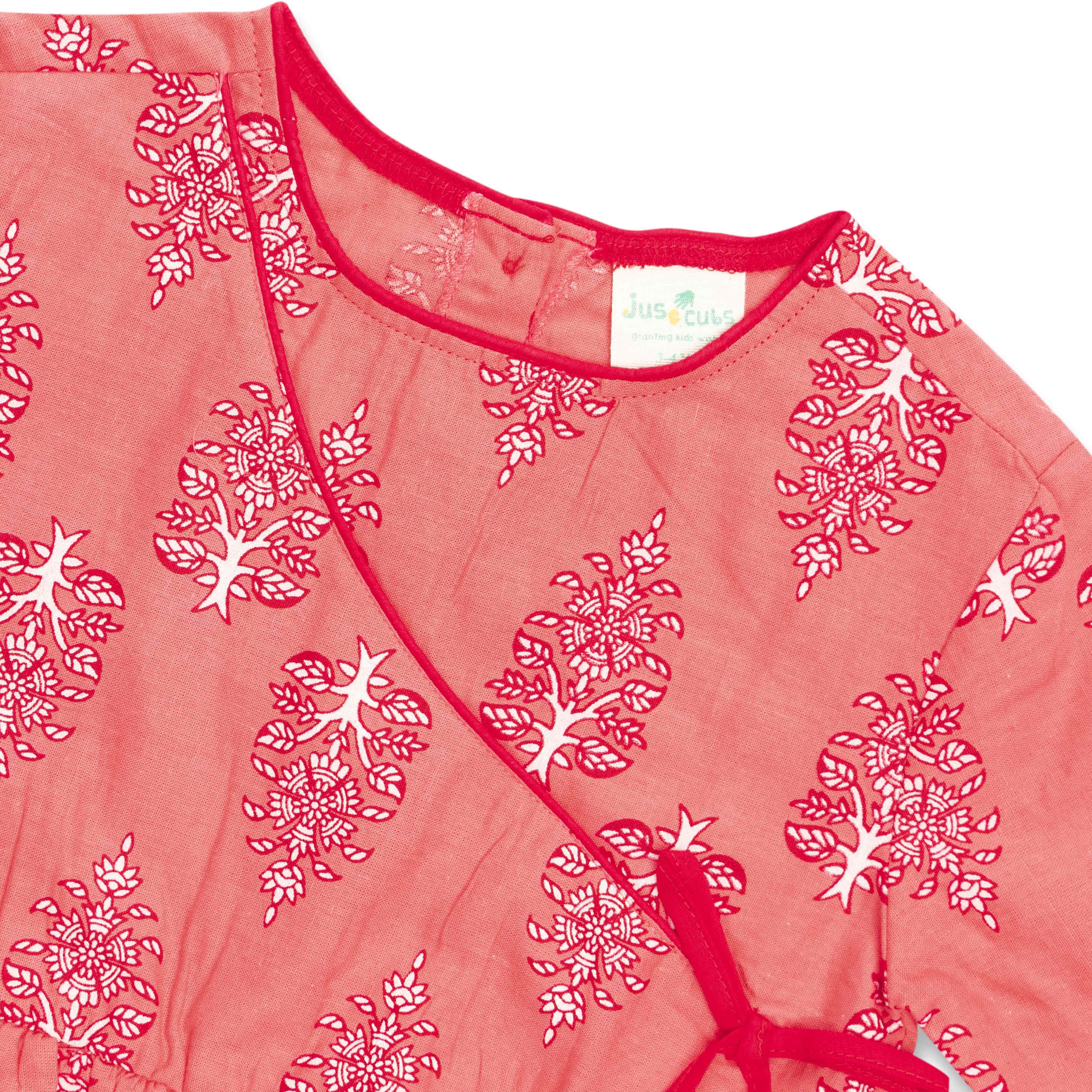 Girls All Over Printed Full Sleeve Dress