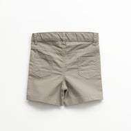 "Boys Solid Dark Beige Cotton Shorts – Classic Summer Chino Style"