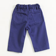 "Baby Boys Solid Navy Blue Bottom Wear Pants – Comfortable Fit"