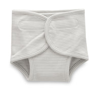 "Baby Cotton Nappy Covers – Pack of 3 | Soft Adjustable Diaper Pants with Velcro – Animal & Stripe Prints"