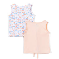 Baby Unisex Cotton Sleeveless Tie-Up Jhabla Pack of 2