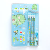 Kids Cartoon Pencil Box Stationery Set – Assorted Pack of 1