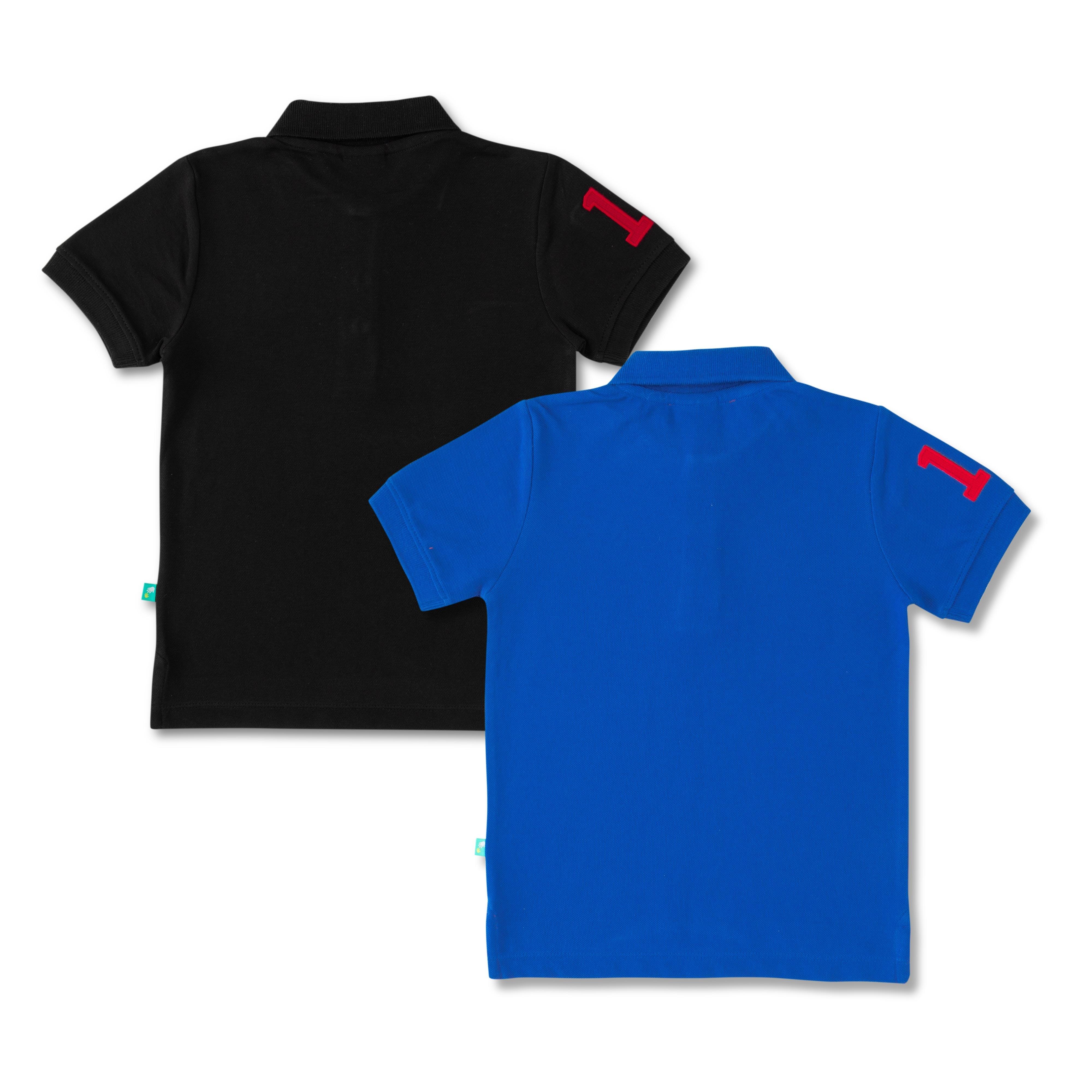 Baby Boys Solid Polo T Shirt Combo Pack - Juscubs