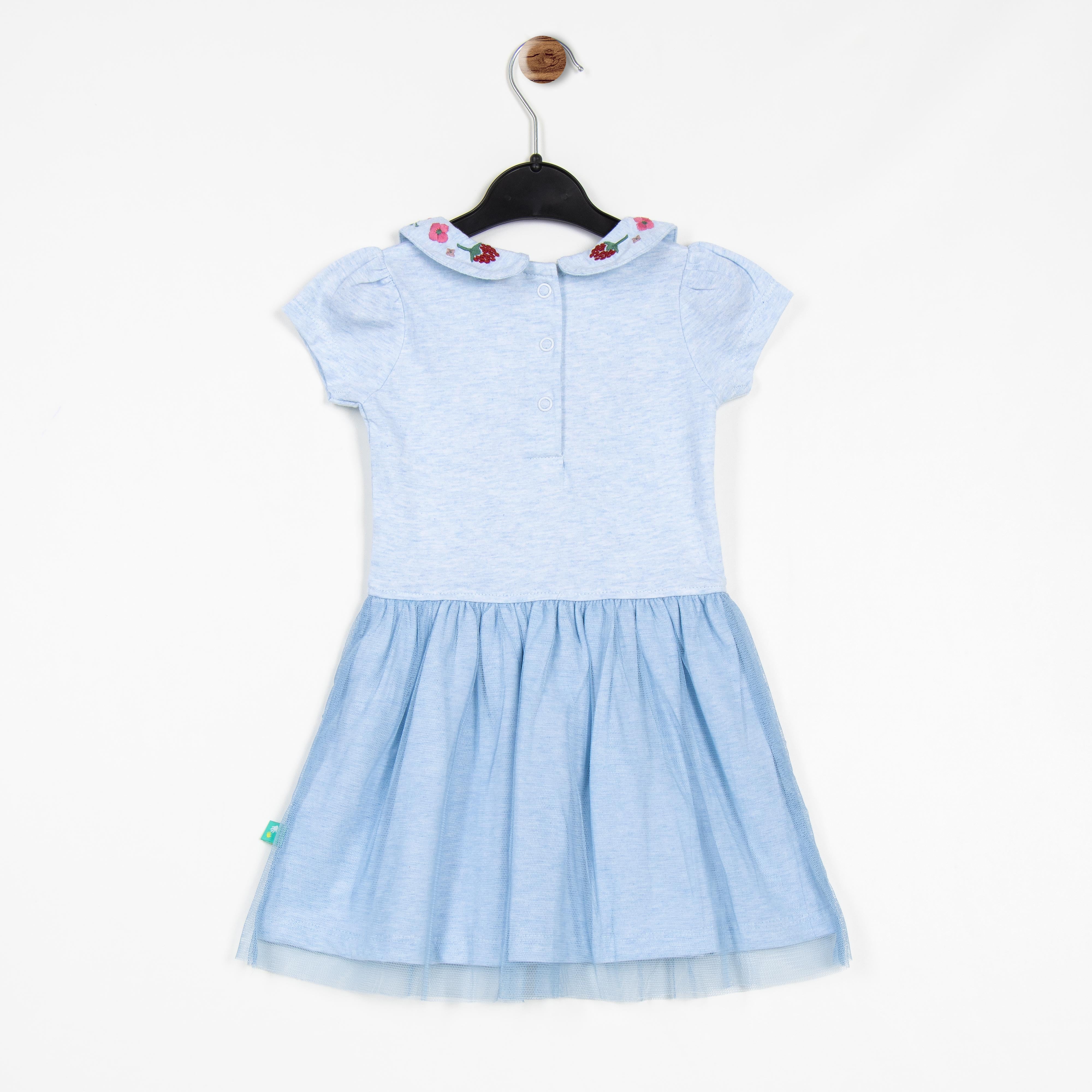 Girls Rabbit Embroidery Dress