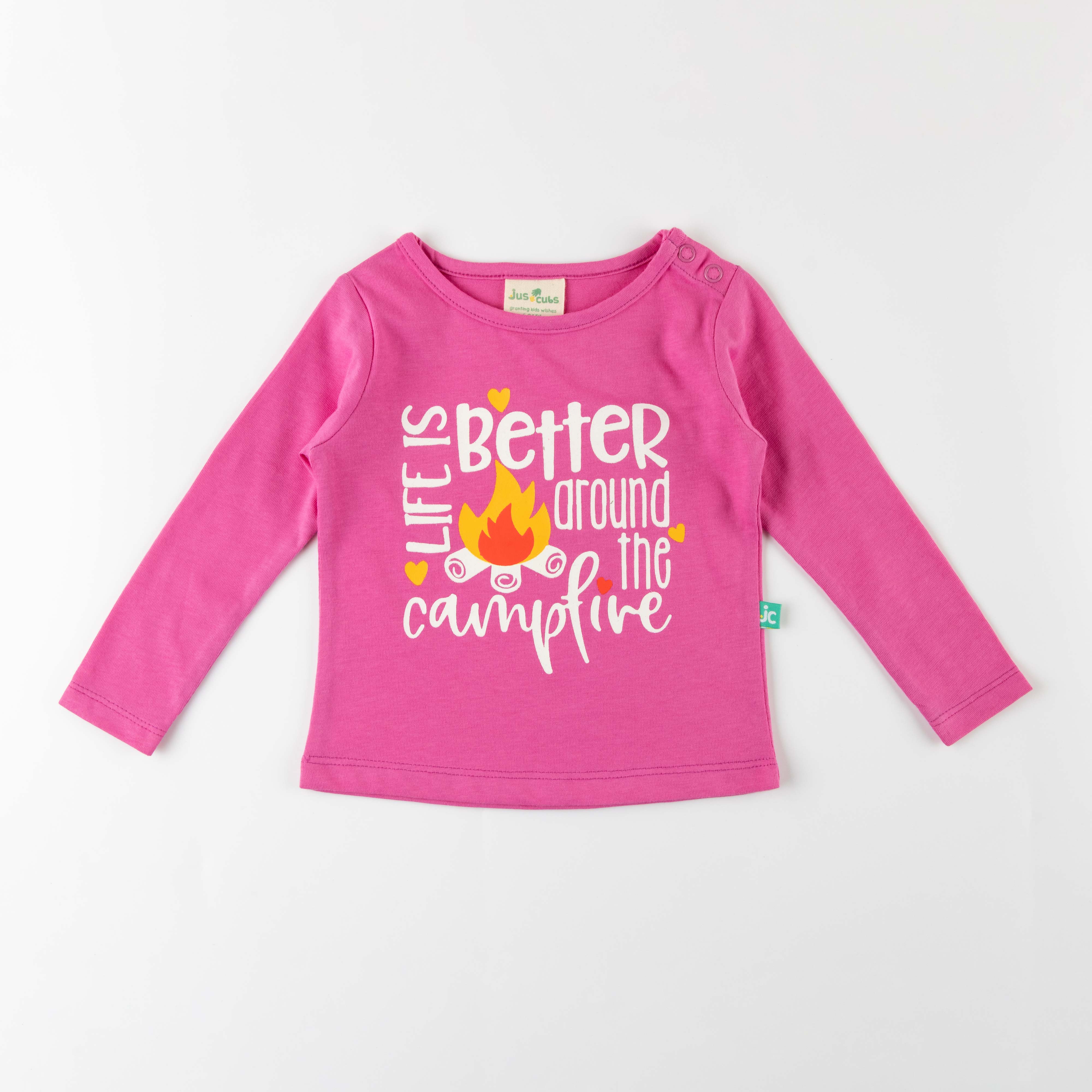 Girls Full Sleeve Printed T-Shirt