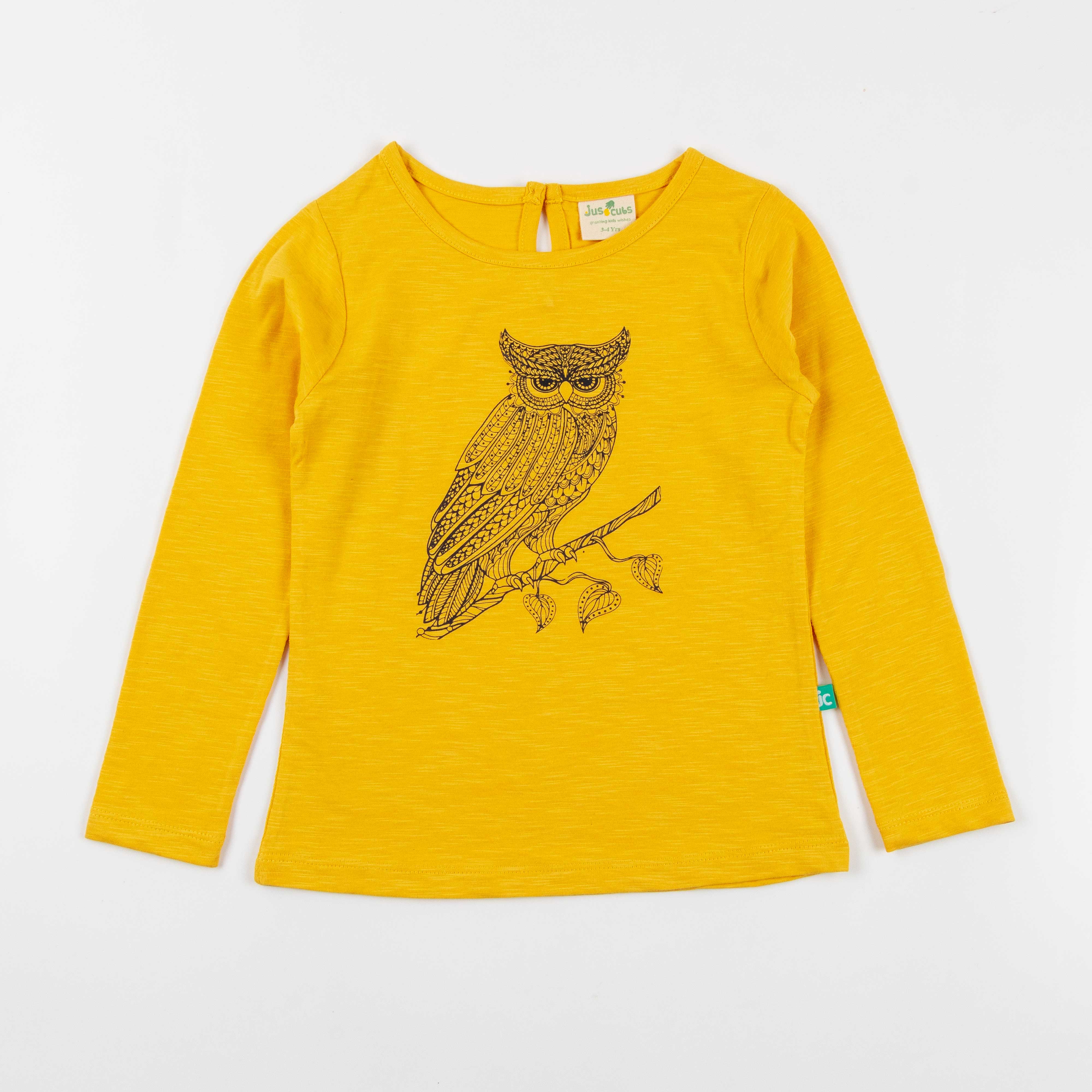 Girls Owl Printed T-Shirt
