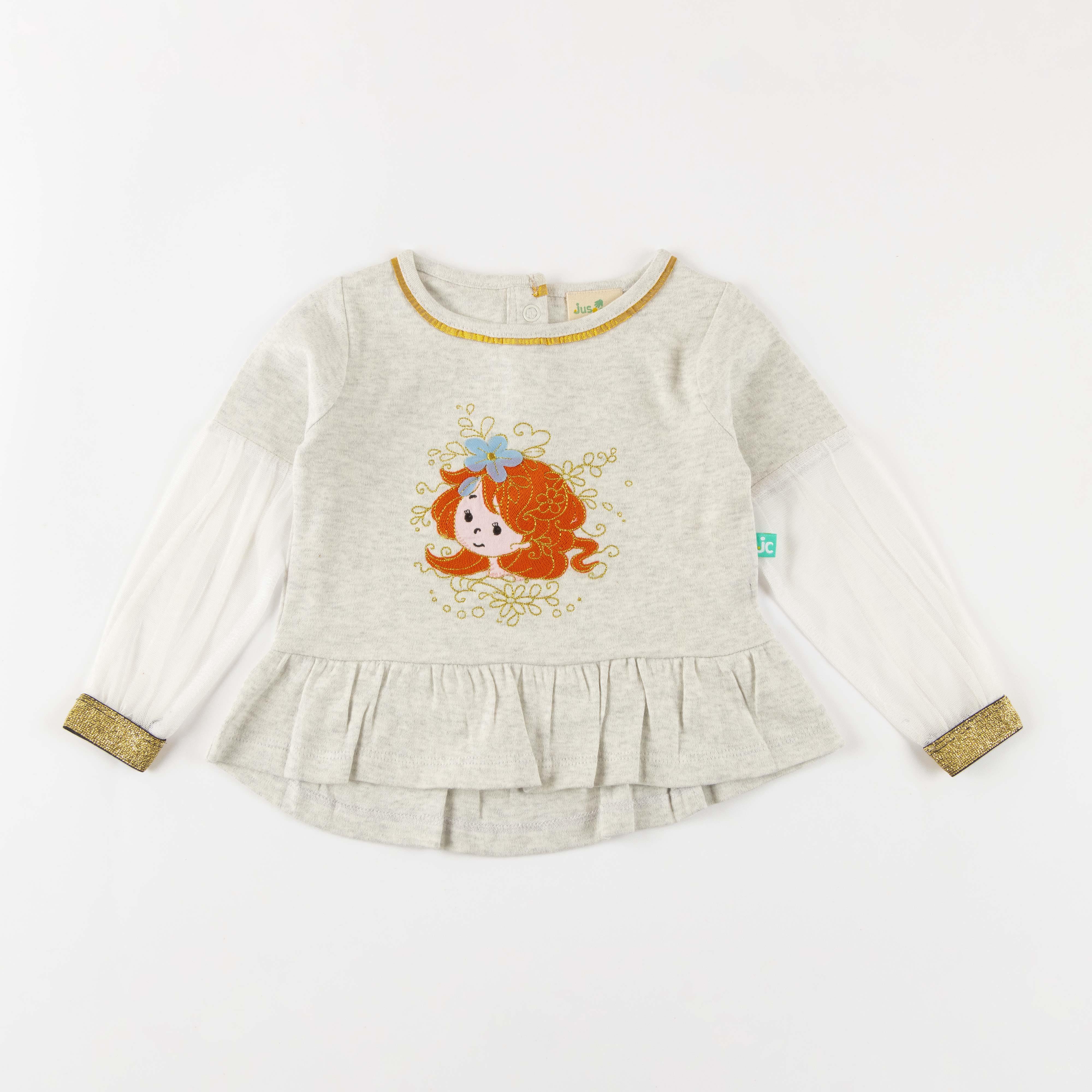 Girls Full Sleeve Embroidery Top