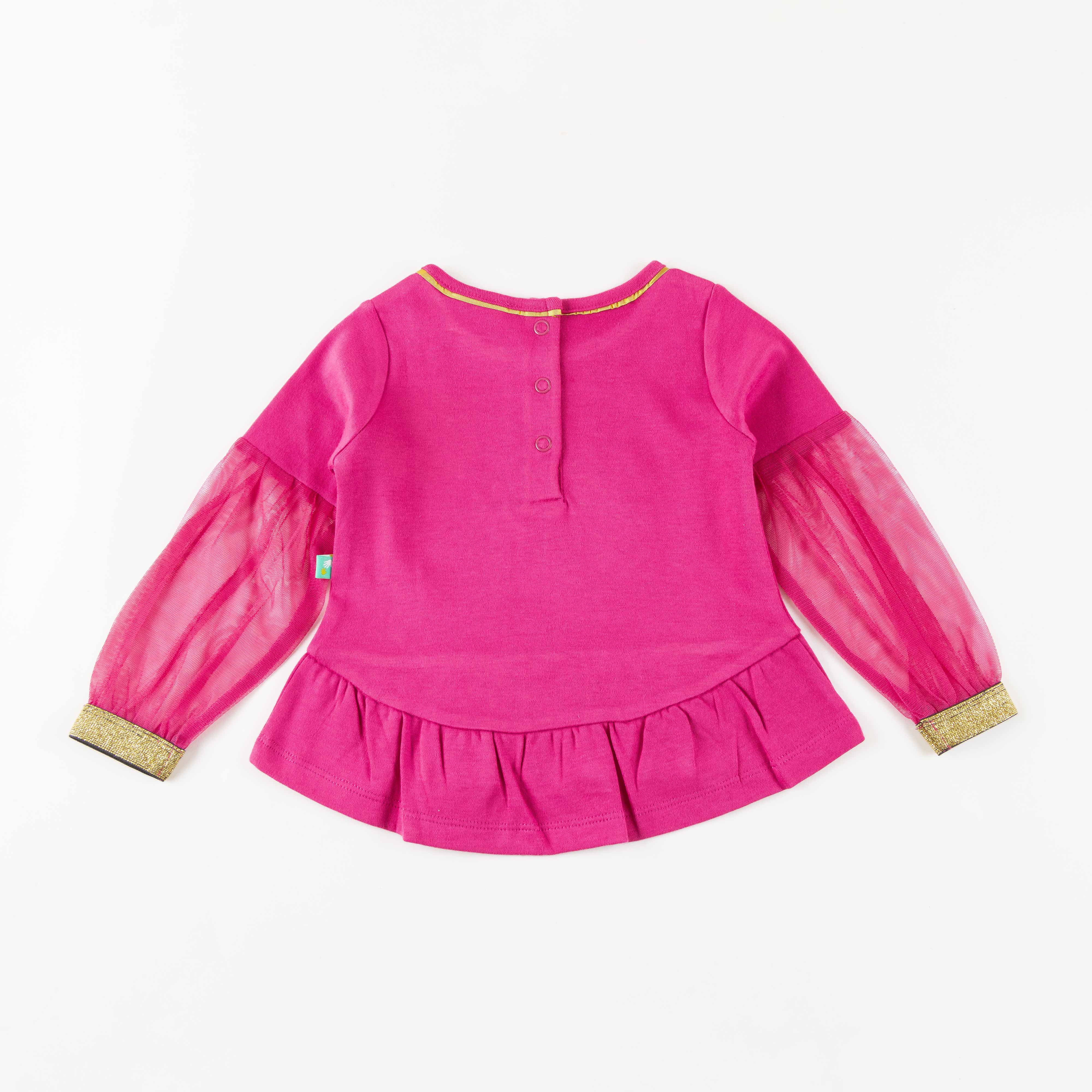 Girls Full Sleeve Embroidery Top