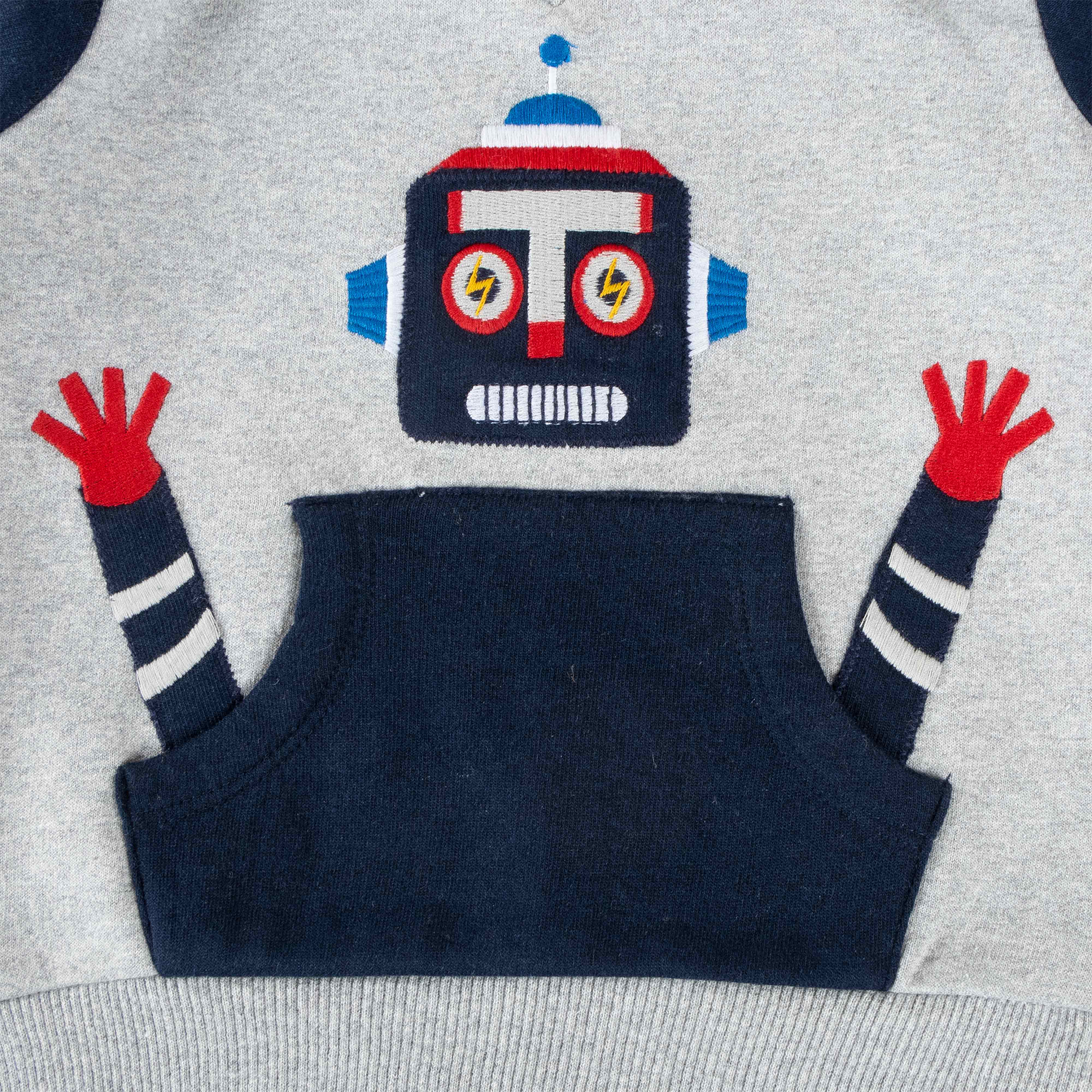 Boys Robot Printed Hoody