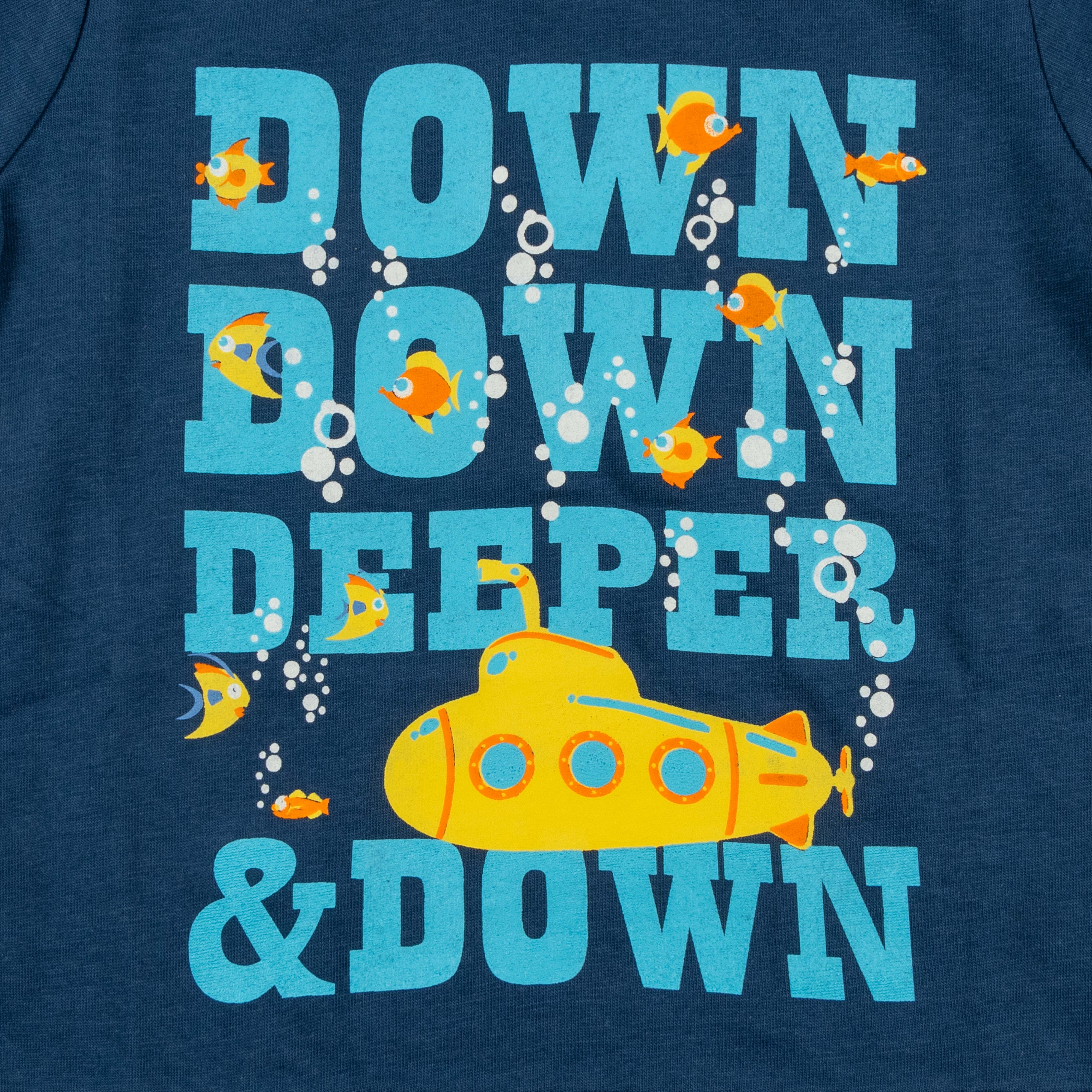 Half Sleeve Text Printed T-Shirt