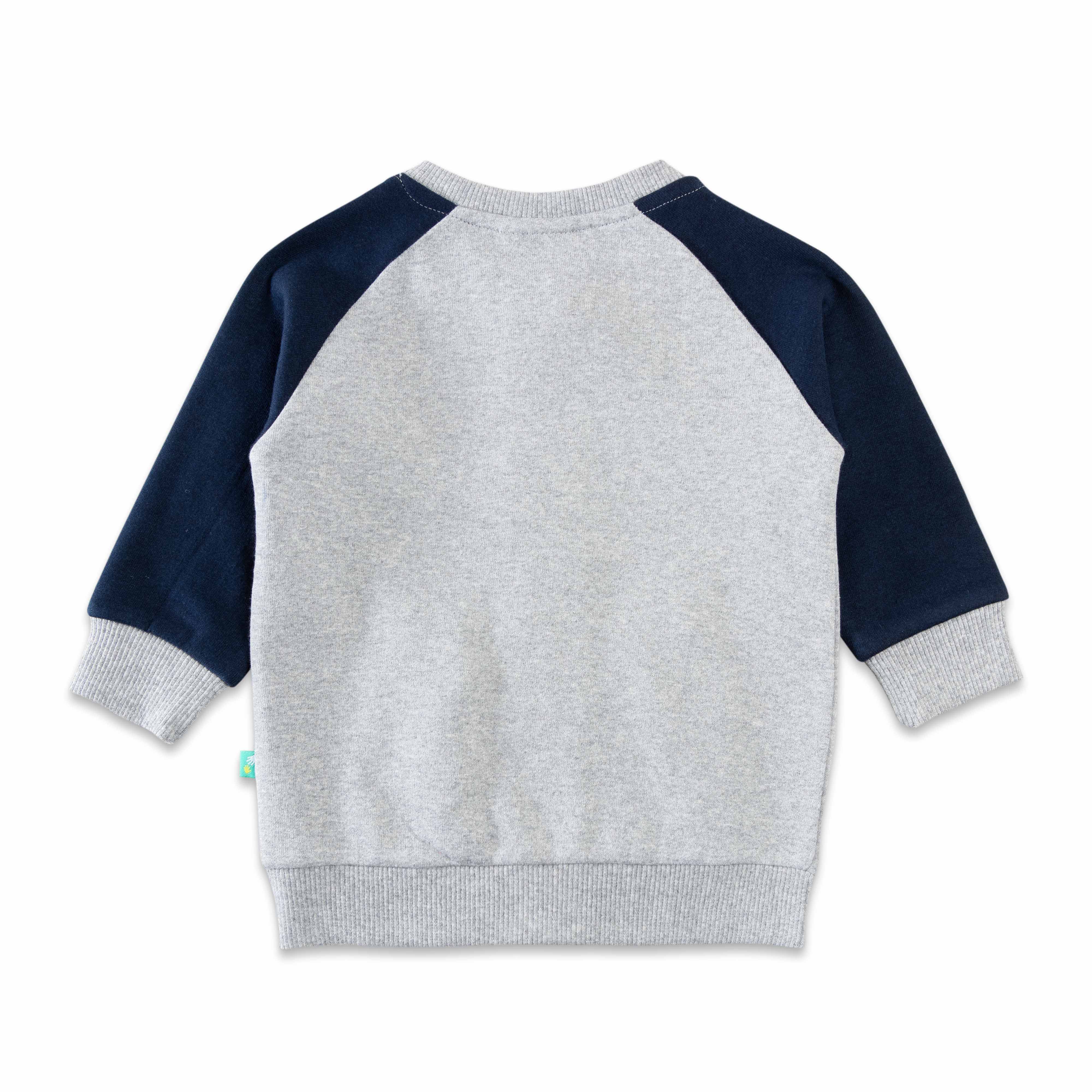 Boys Full Sleeve Rocket Embroidery Sweatshirt