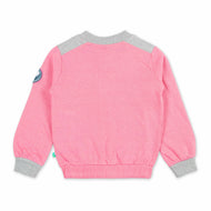 "Girls' Unicorn Zip-Up Sweatshirt – Rainbow Mane & Star Print, Full Sleeves"