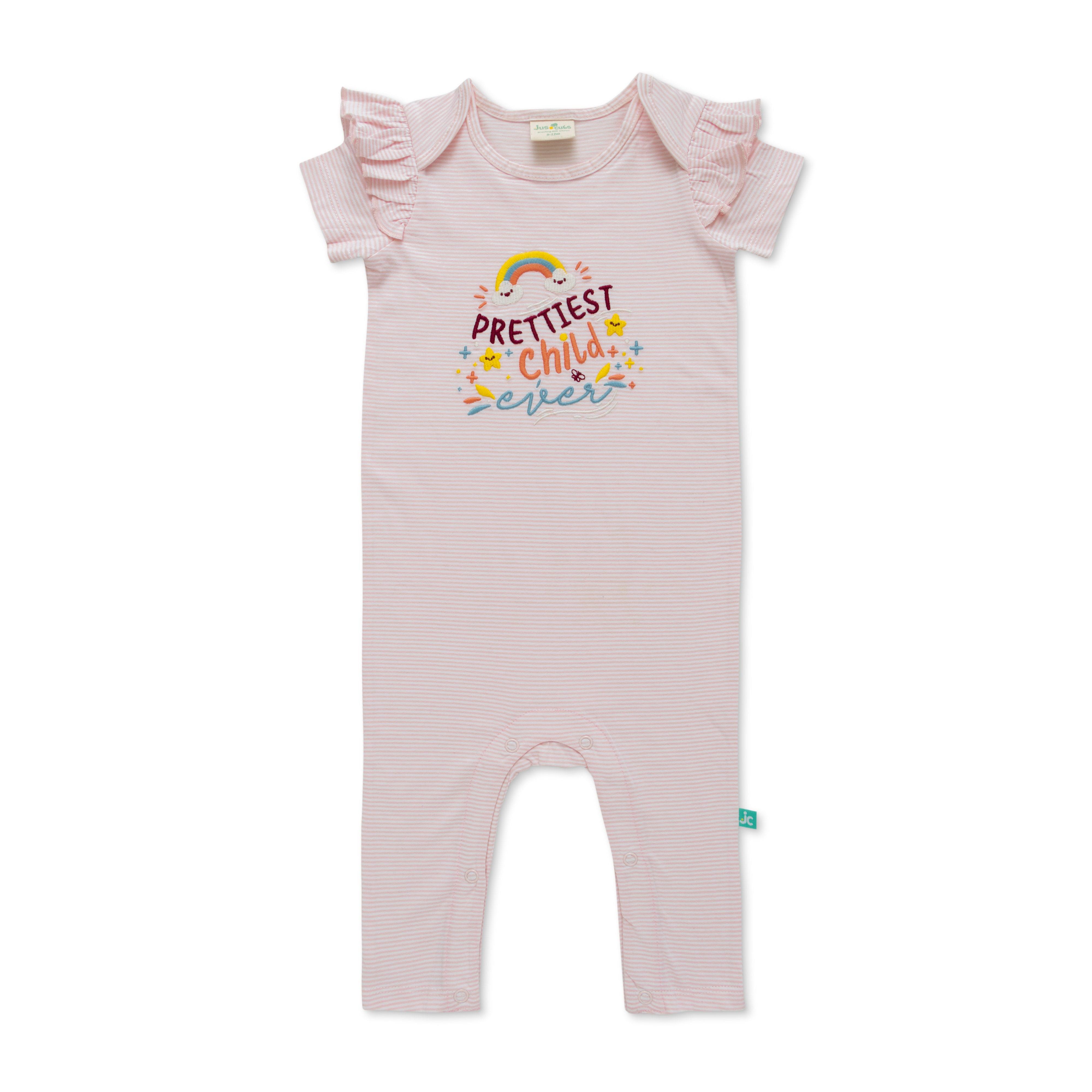 Baby Girls Graphic Printed Combo Pack Romper - Juscubs
