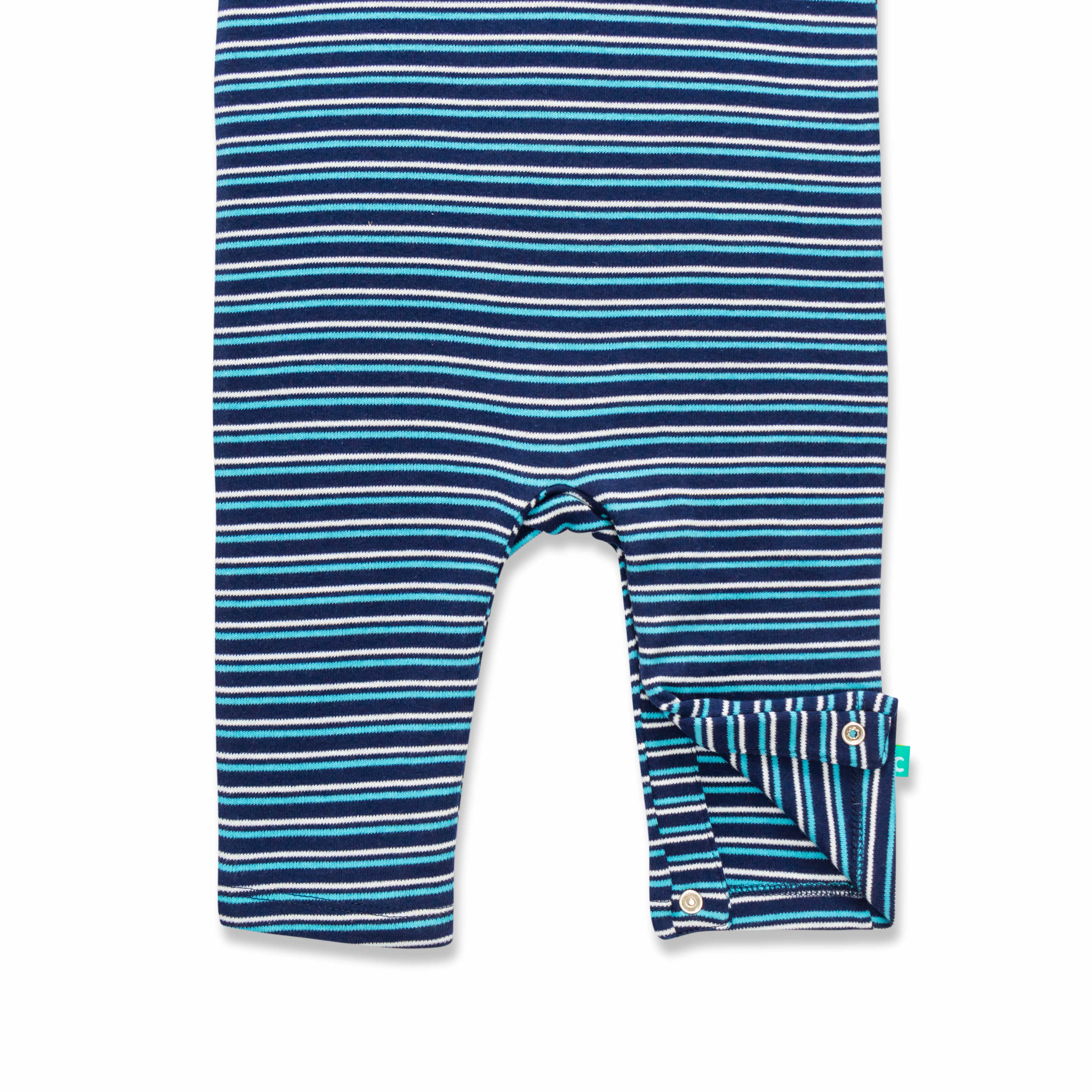 Baby Boys Stripe embroidery Full Sleeve Romper