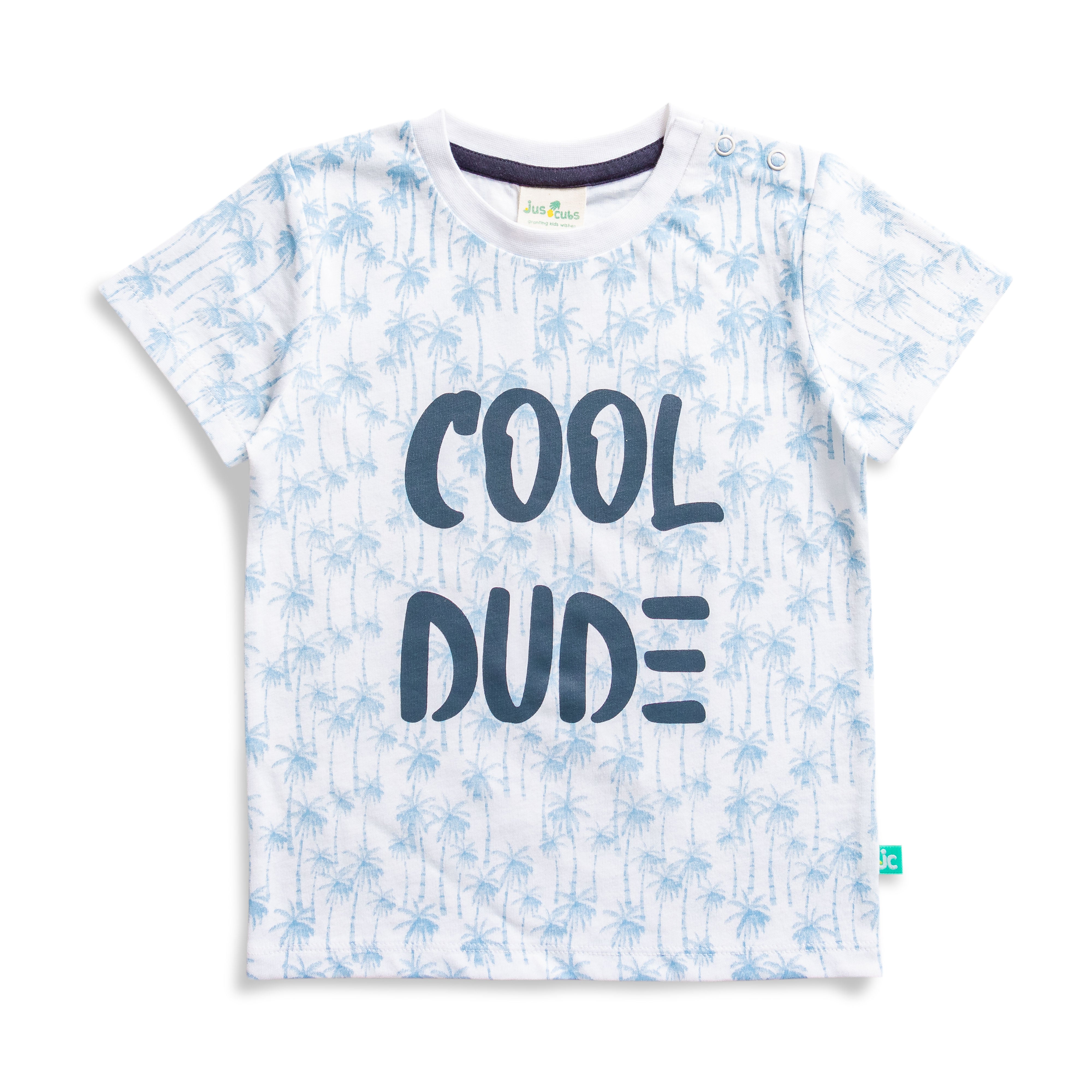 Baby Boys Cool Dude Printed T Shirt & Solid Shorts Set