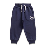 Baby Boys' Navy Blue Joggers – Soft Cotton Sweatpants with Drawstring