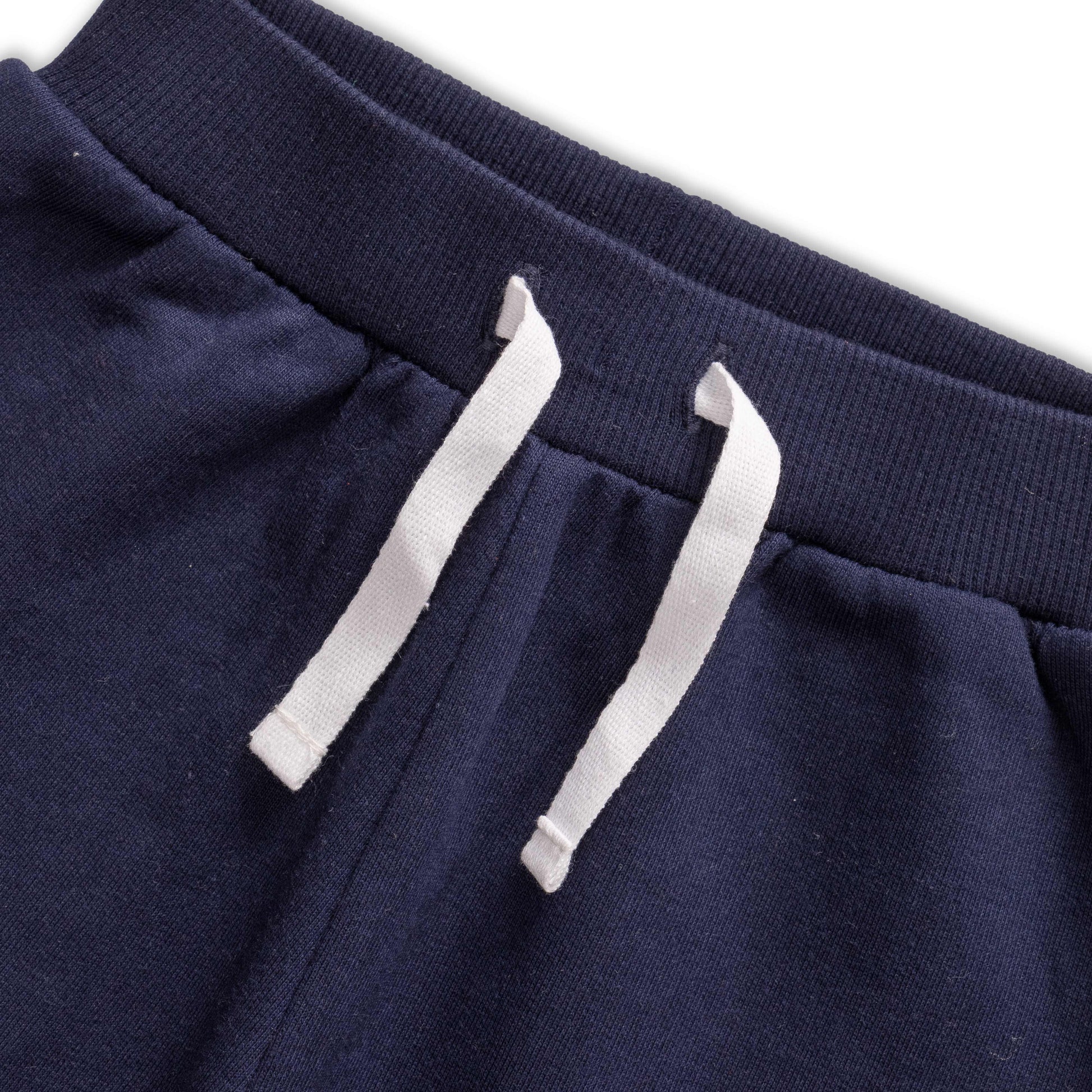 Baby Boys' Navy Blue Joggers – Soft Cotton Sweatpants with Drawstring