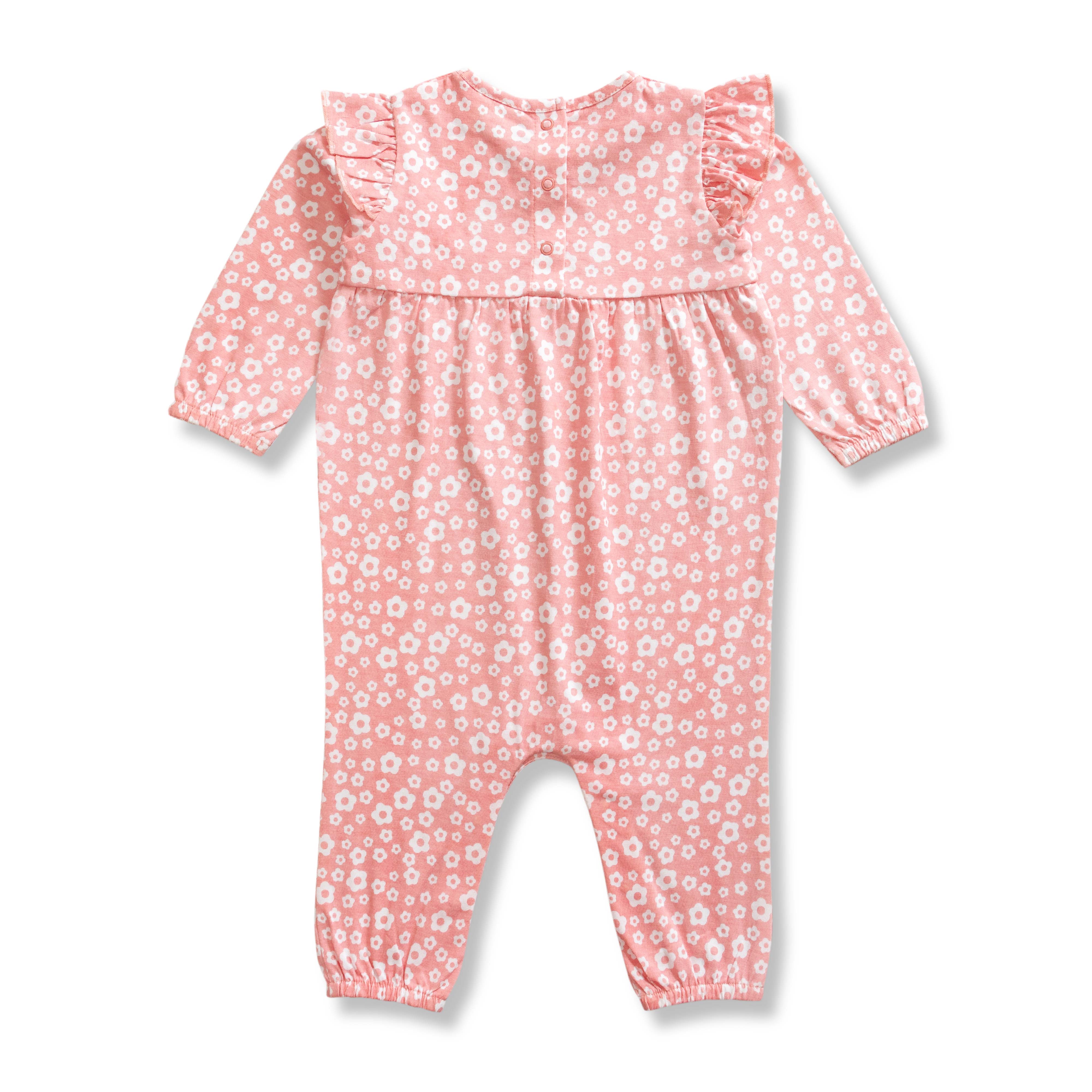 Baby Girls All Over Printed Rompers