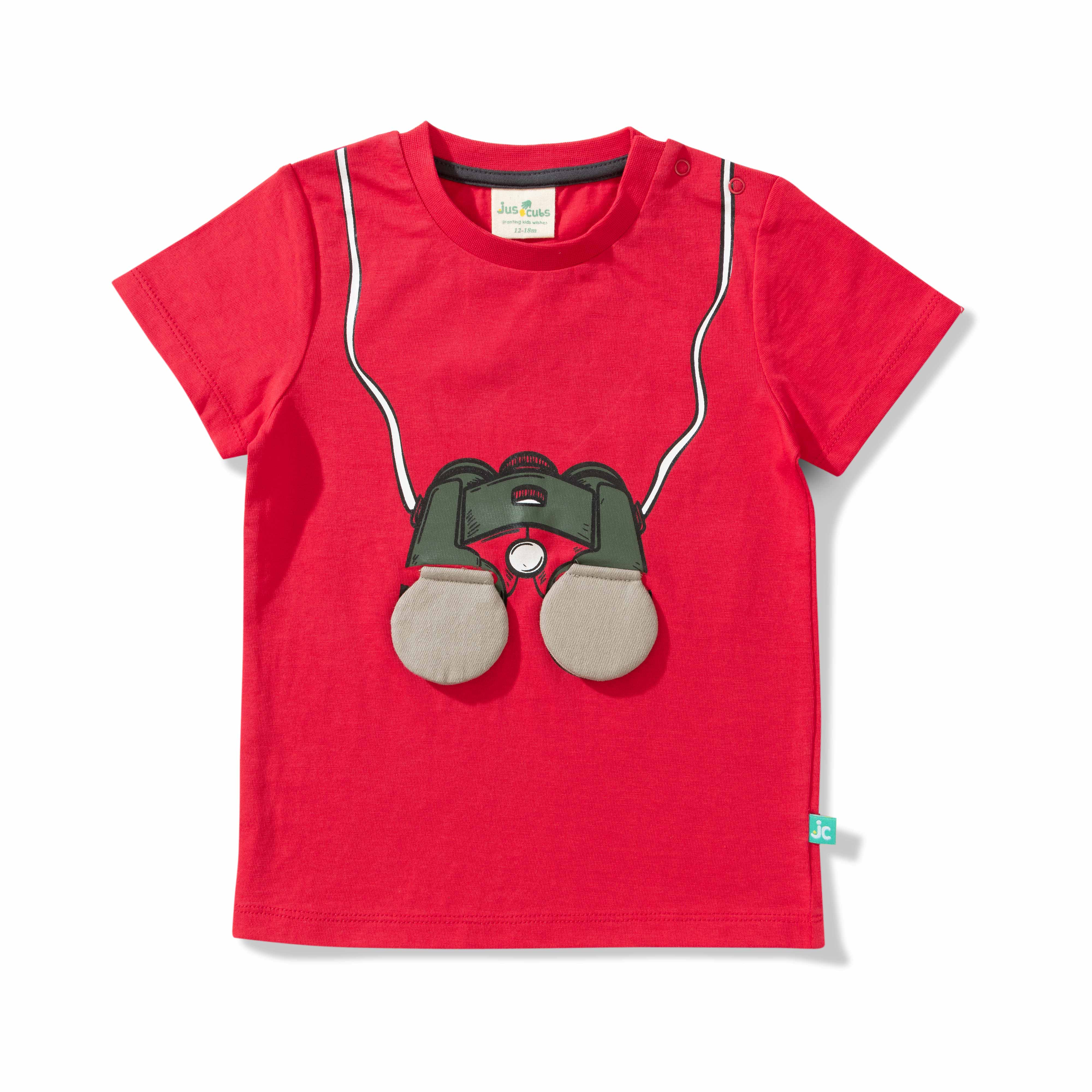 Baby Boys Graphic Printed T Shirt & Solid Shorts