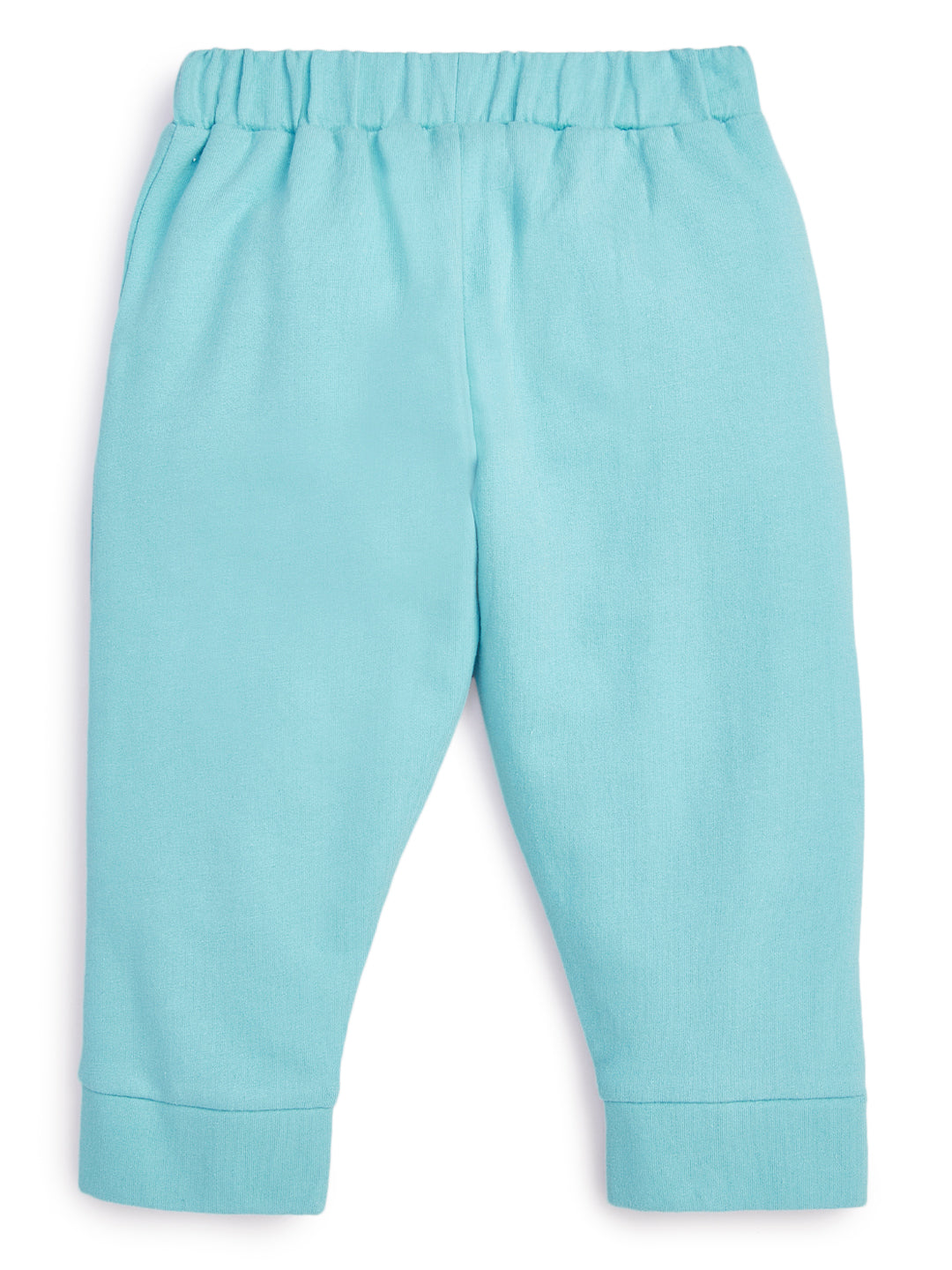 "Baby Boys' Colorblock T-Shirt & Jogger Pants Set – Cartoon Print, Cotton Blend"