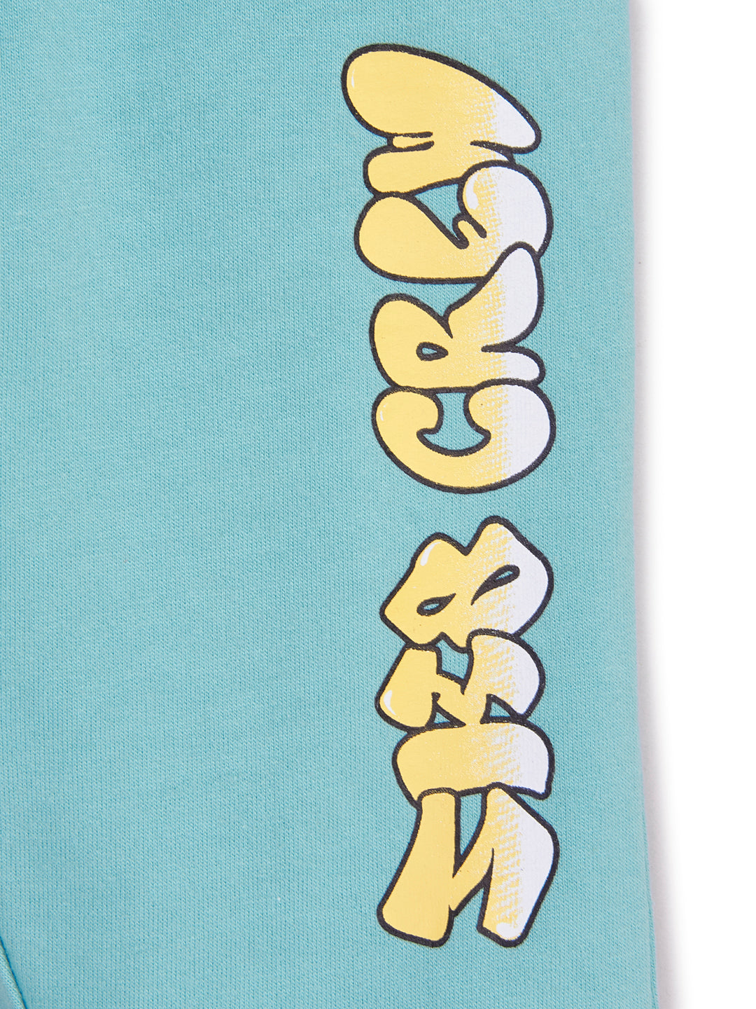 "Baby Boys' Colorblock T-Shirt & Jogger Pants Set – Cartoon Print, Cotton Blend"