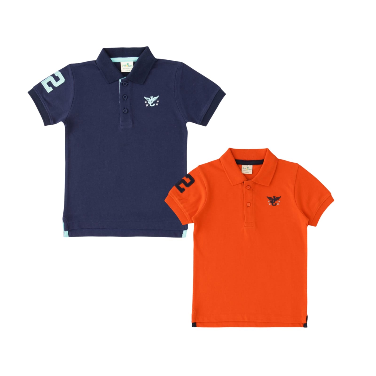 Baby Boys Solid Polo T Shirt Combo Pack – Juscubs - Main Image