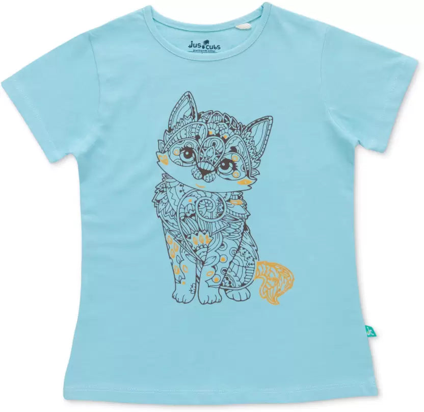Girls Half Sleeves Printed Tee Pack Of 3
