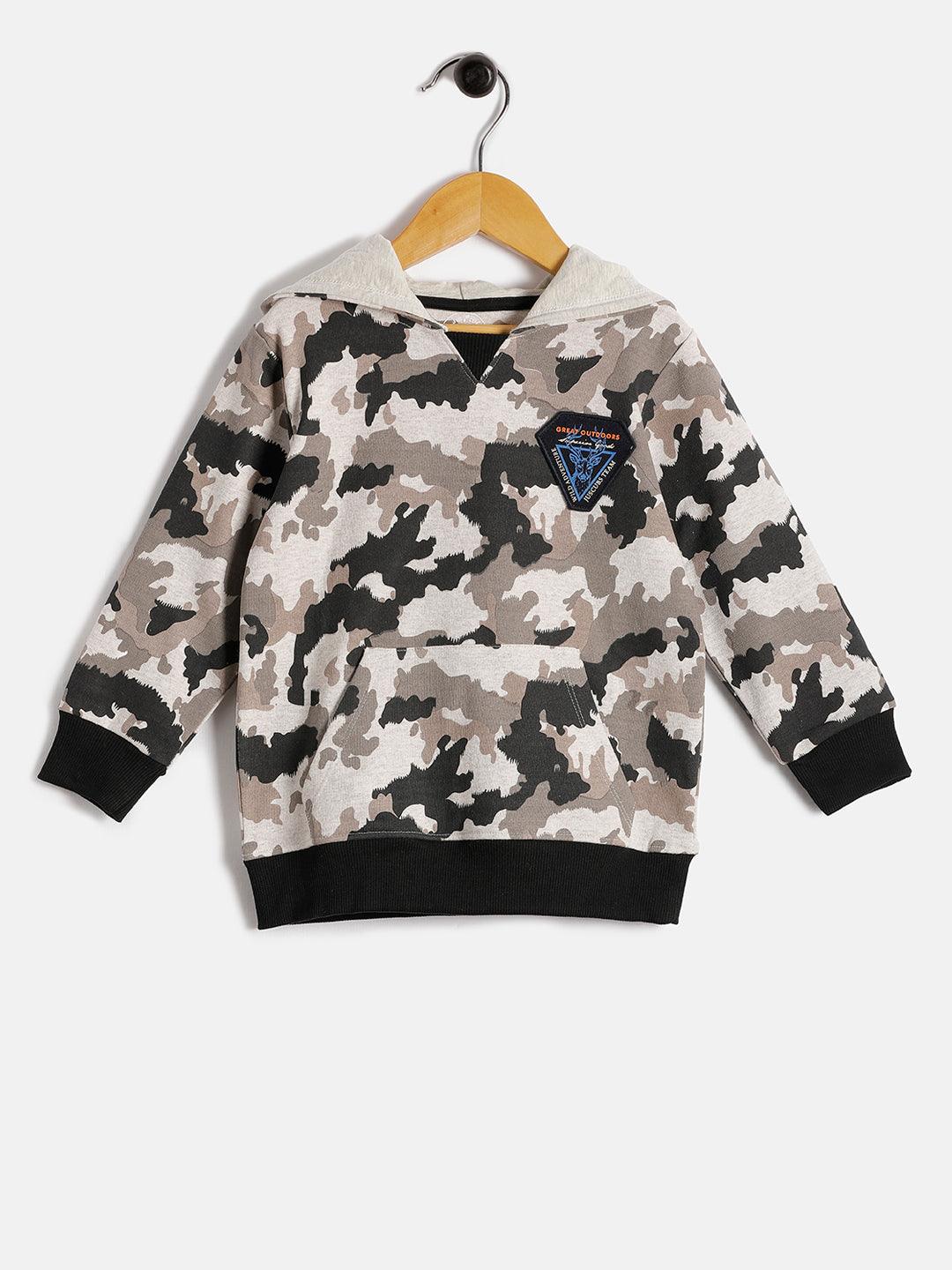 Baby Boys All Over Printed Hoodie - Juscubs