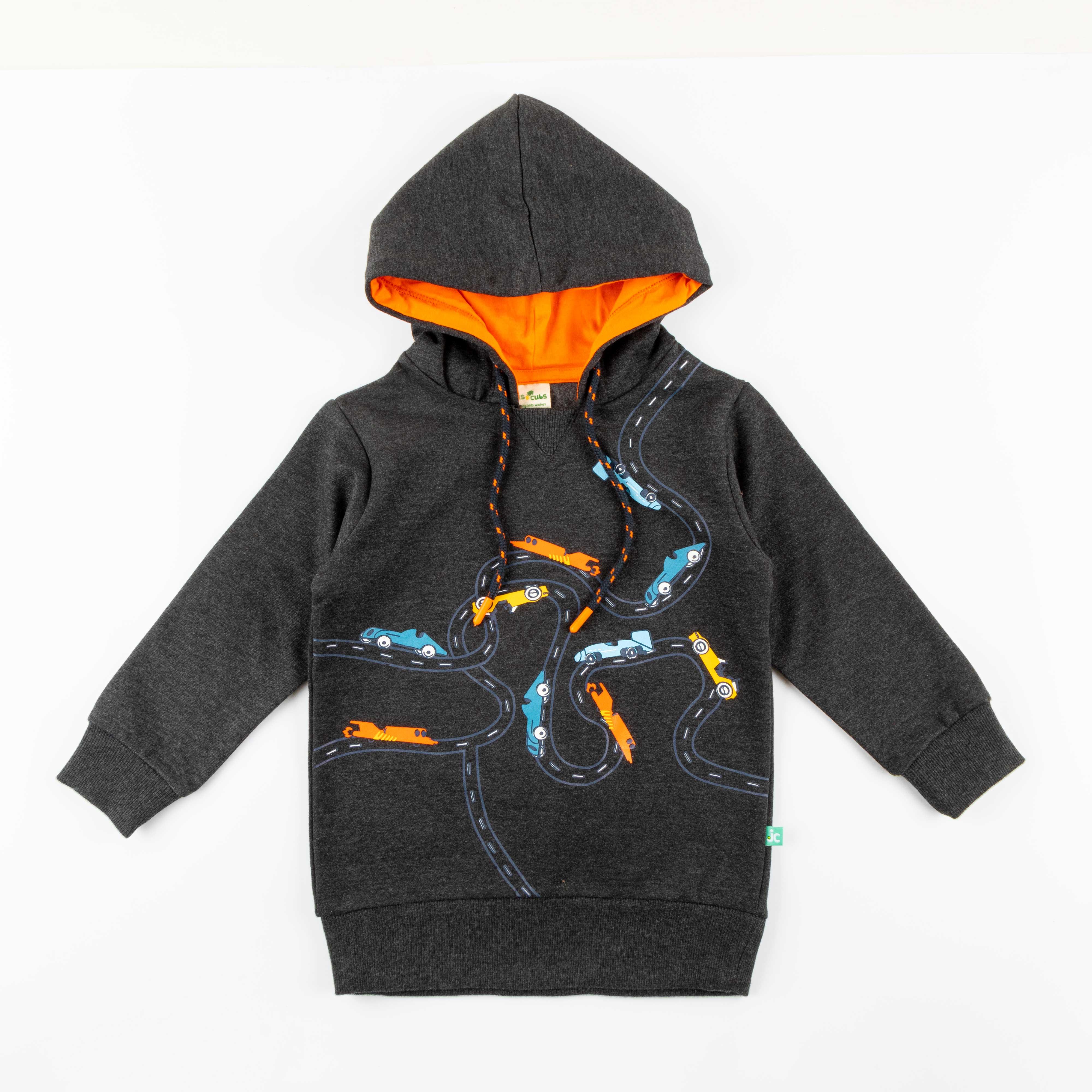 Baby Boys Graphic Printed Hoodie - Juscubs