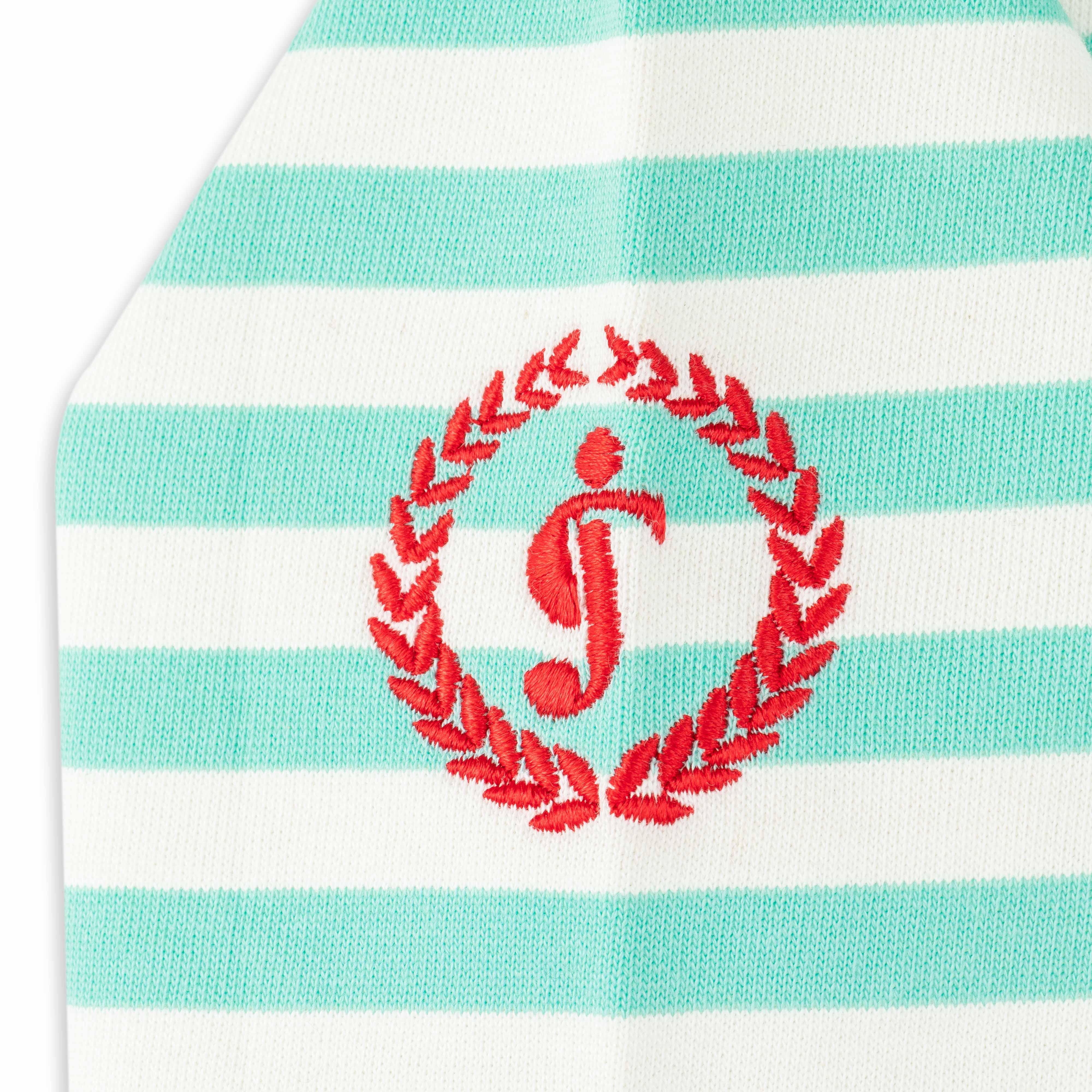 Baby Boys Striped Printed Hoodie - Juscubs