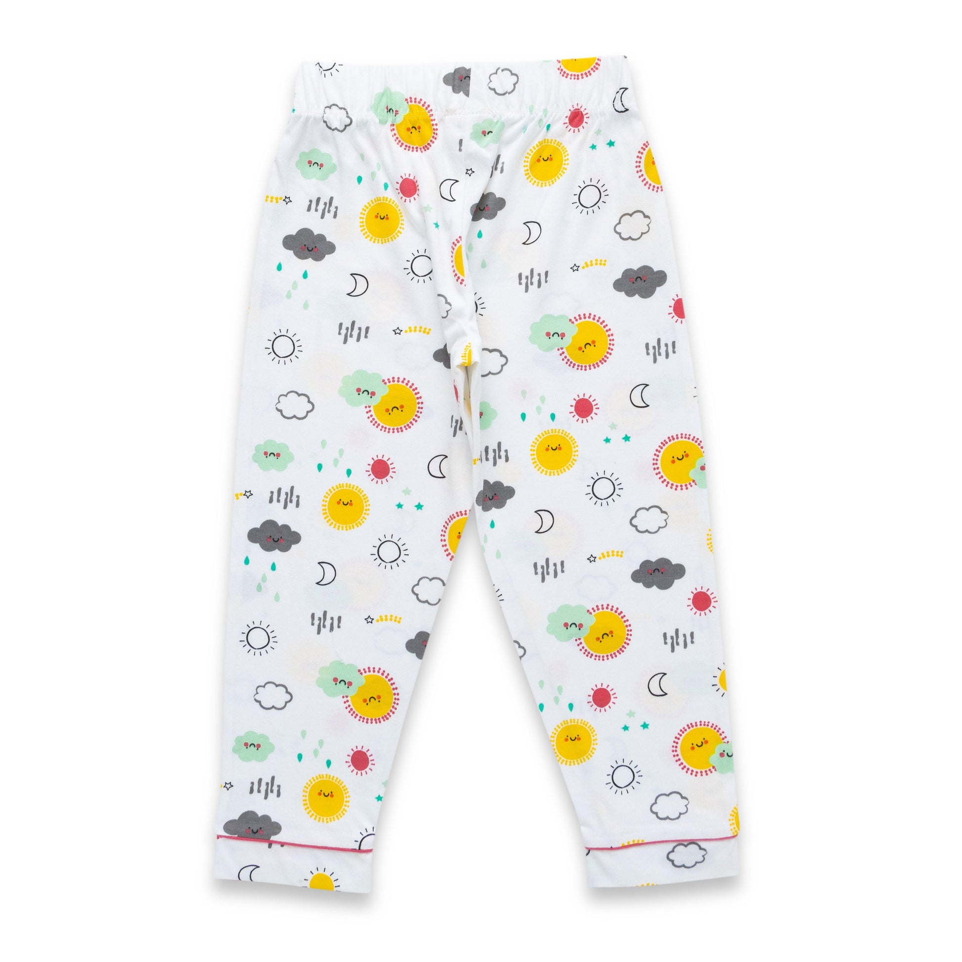Baby Girls Conversational Printed Pure Cotton Night suit sets