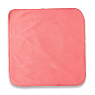 Soft Red Baby Hooded Towel – Cozy Cotton Newborn Bath Wrap with Flower Embroidery"