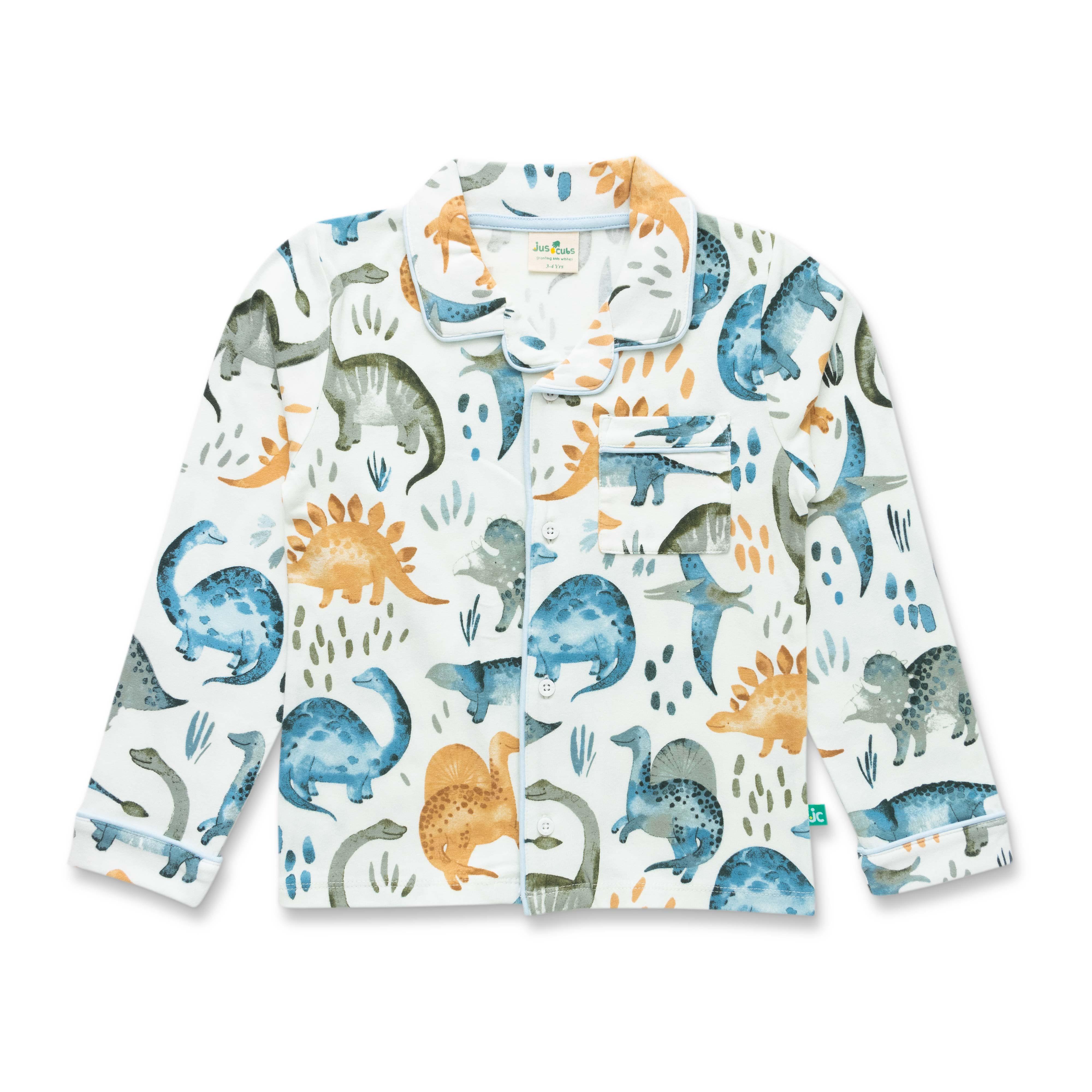 Boys Conversational Printed Pure Cotton Nightsuit Sets