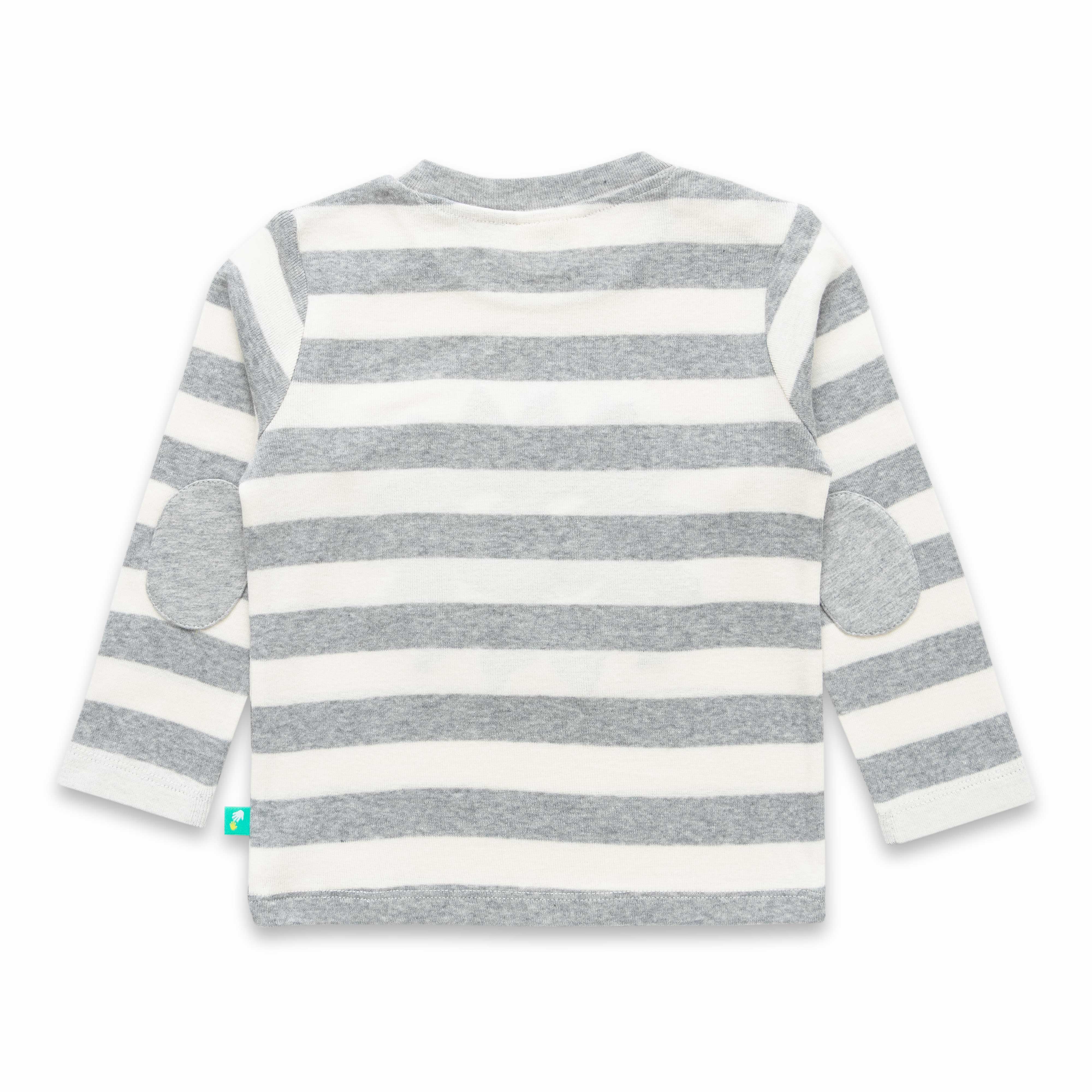 Boys Striped Pure Cotton T-shirt With Pyjamas