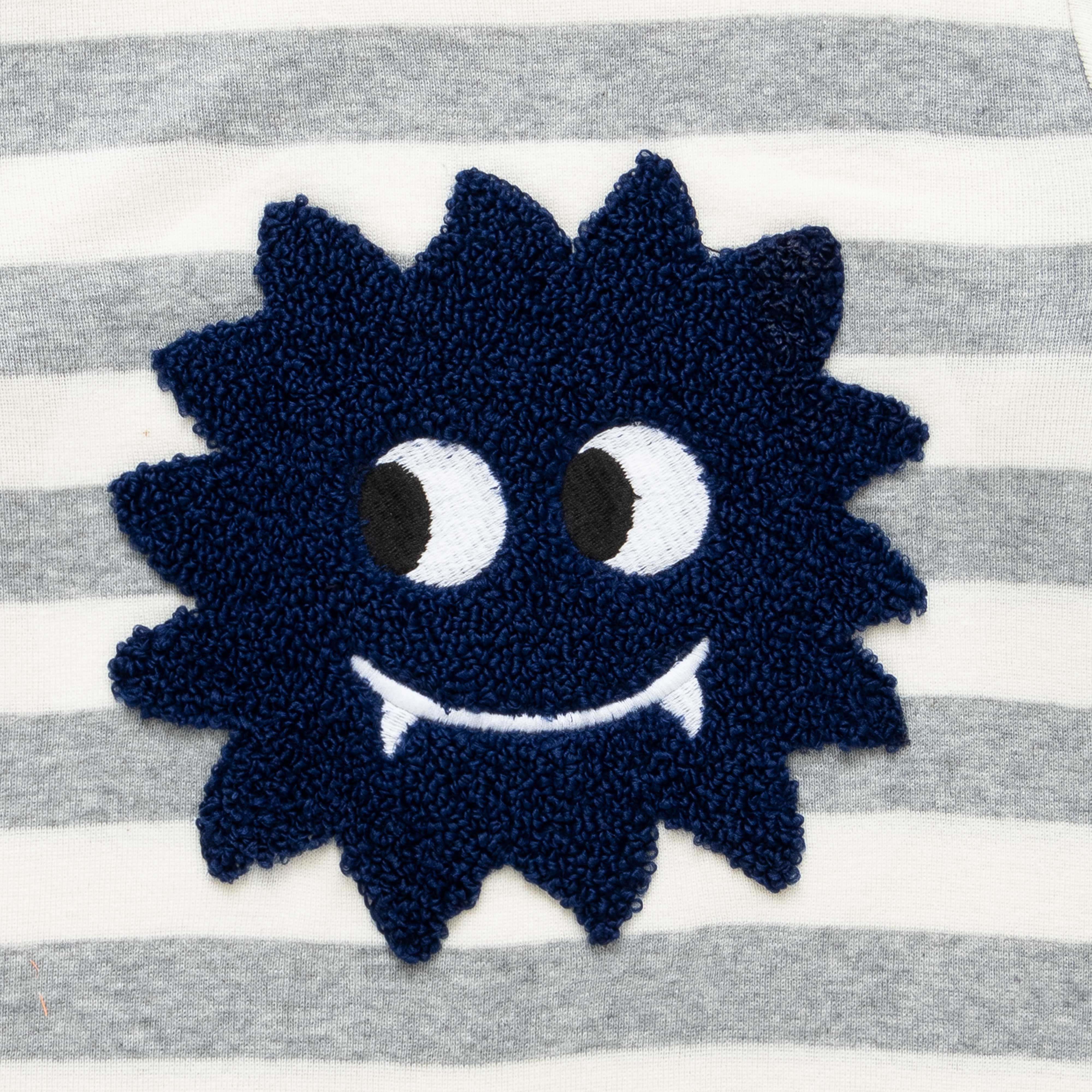 Boys Striped Pure Cotton T-shirt With Pyjamas
