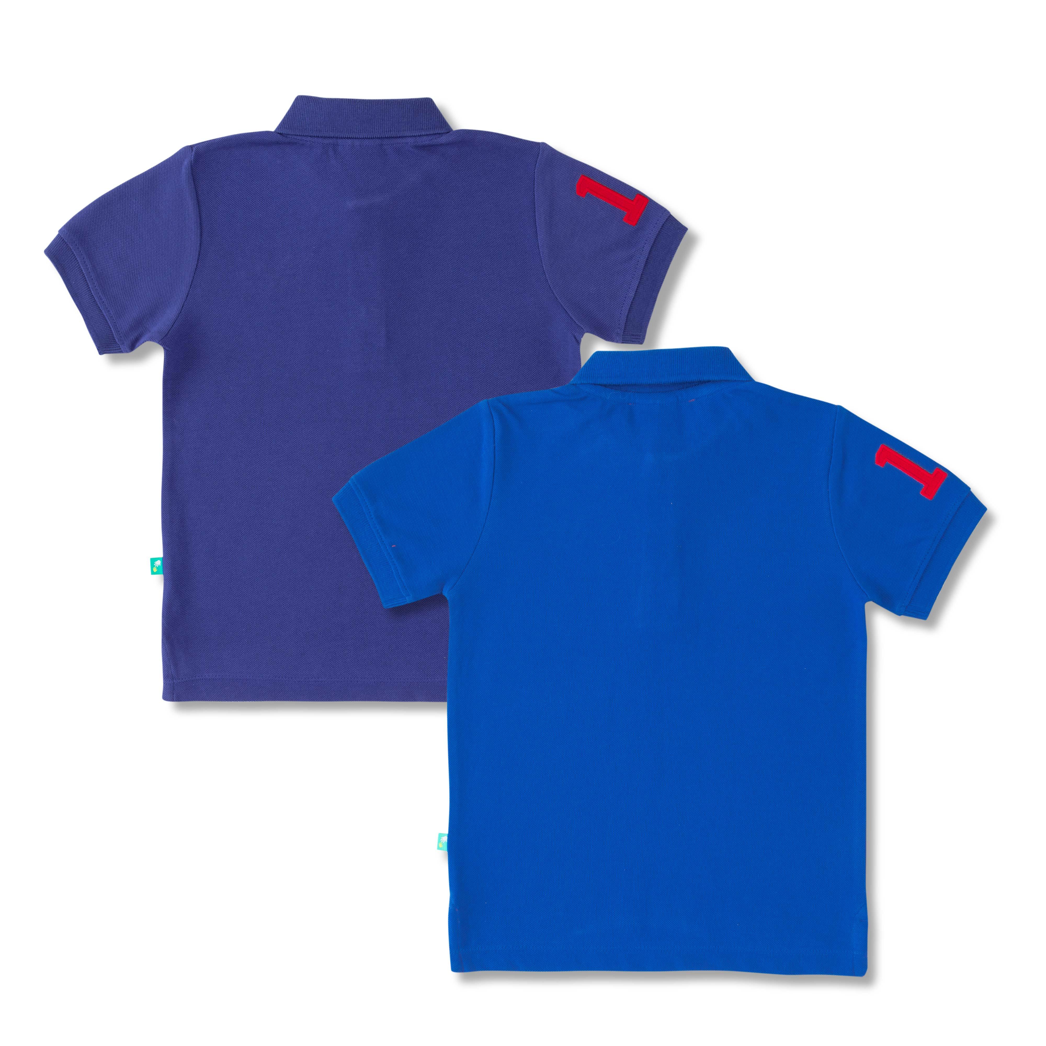 Baby Boys Solid Polo T Shirt Combo Pack - Juscubs